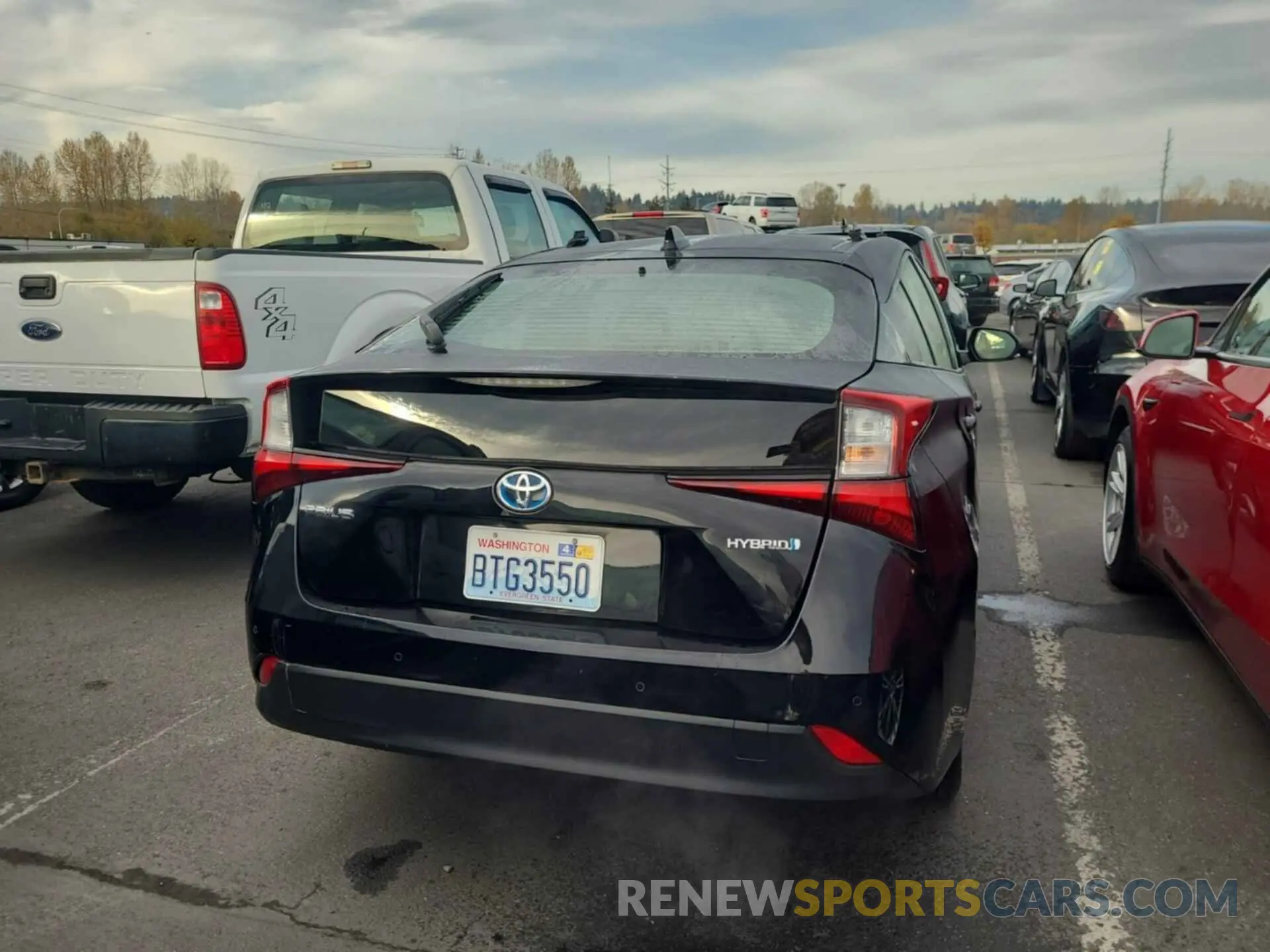 8 Photograph of a damaged car JTDKARFU9L3116109 TOYOTA PRIUS 2020