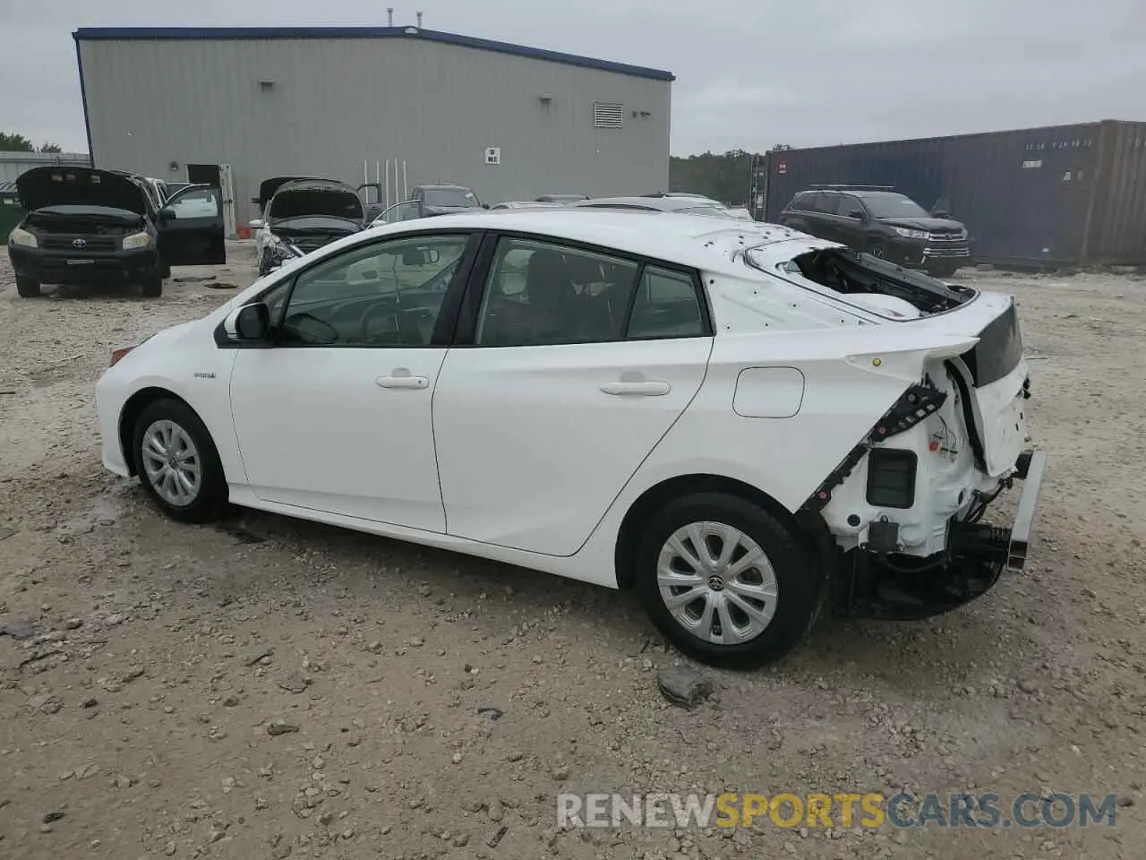 2 Photograph of a damaged car JTDKARFU9L3120483 TOYOTA PRIUS 2020