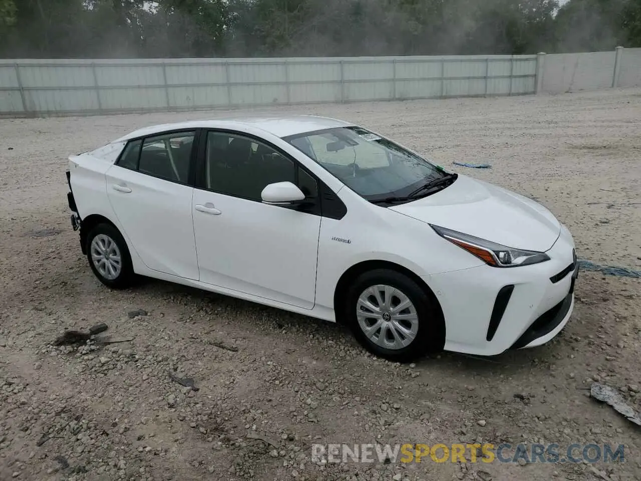 4 Photograph of a damaged car JTDKARFU9L3120483 TOYOTA PRIUS 2020