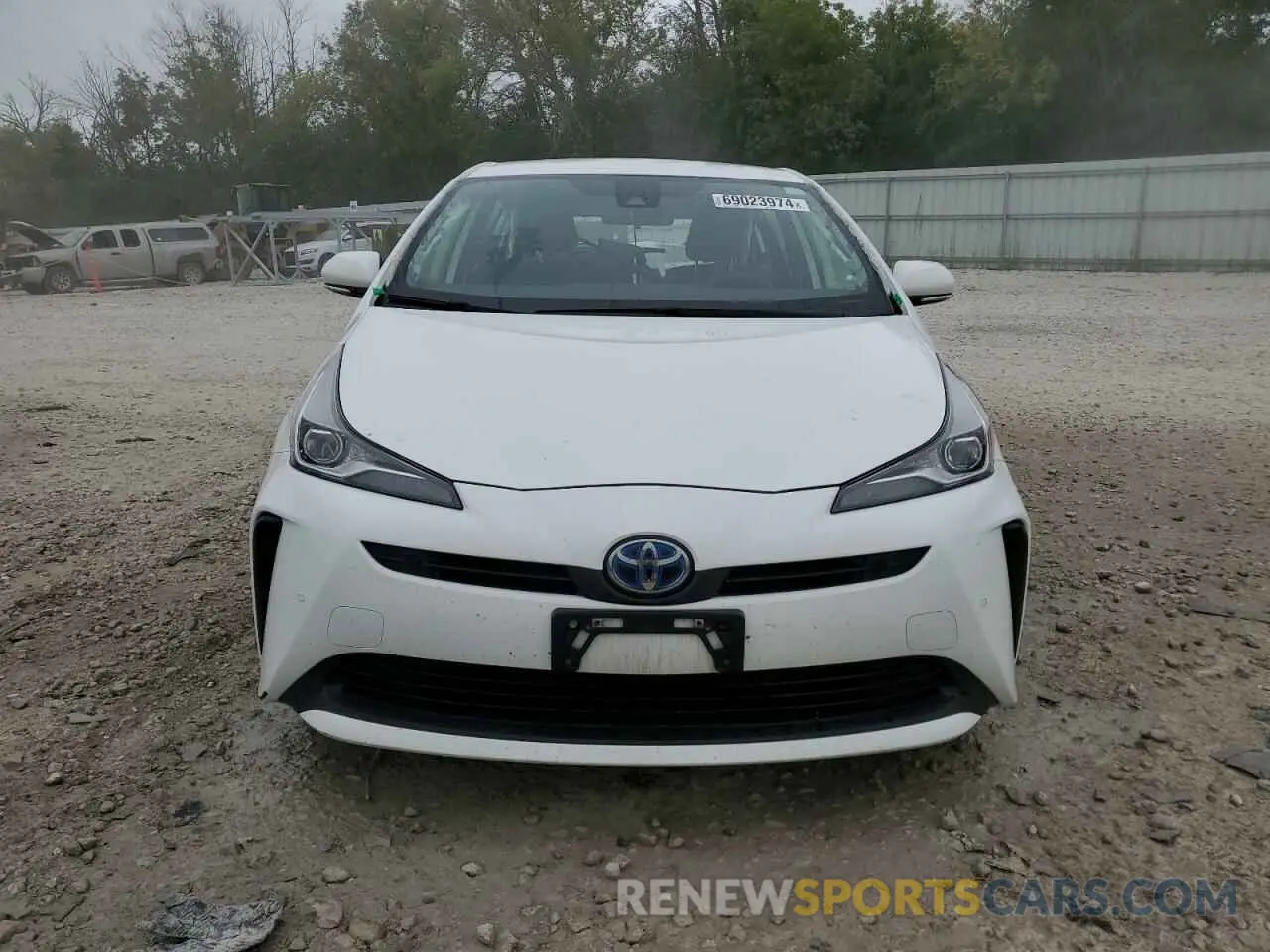5 Photograph of a damaged car JTDKARFU9L3120483 TOYOTA PRIUS 2020