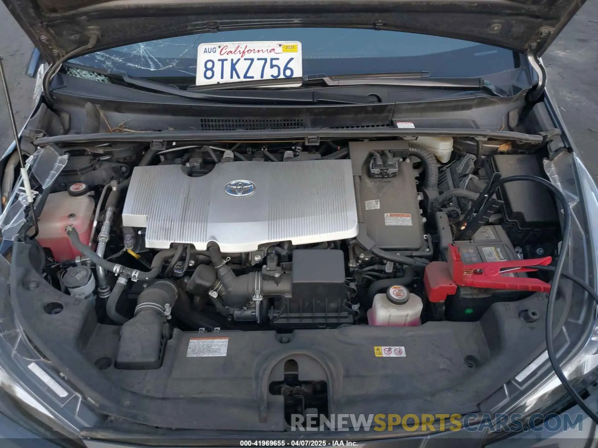 10 Photograph of a damaged car JTDKARFU9L3122010 TOYOTA PRIUS 2020