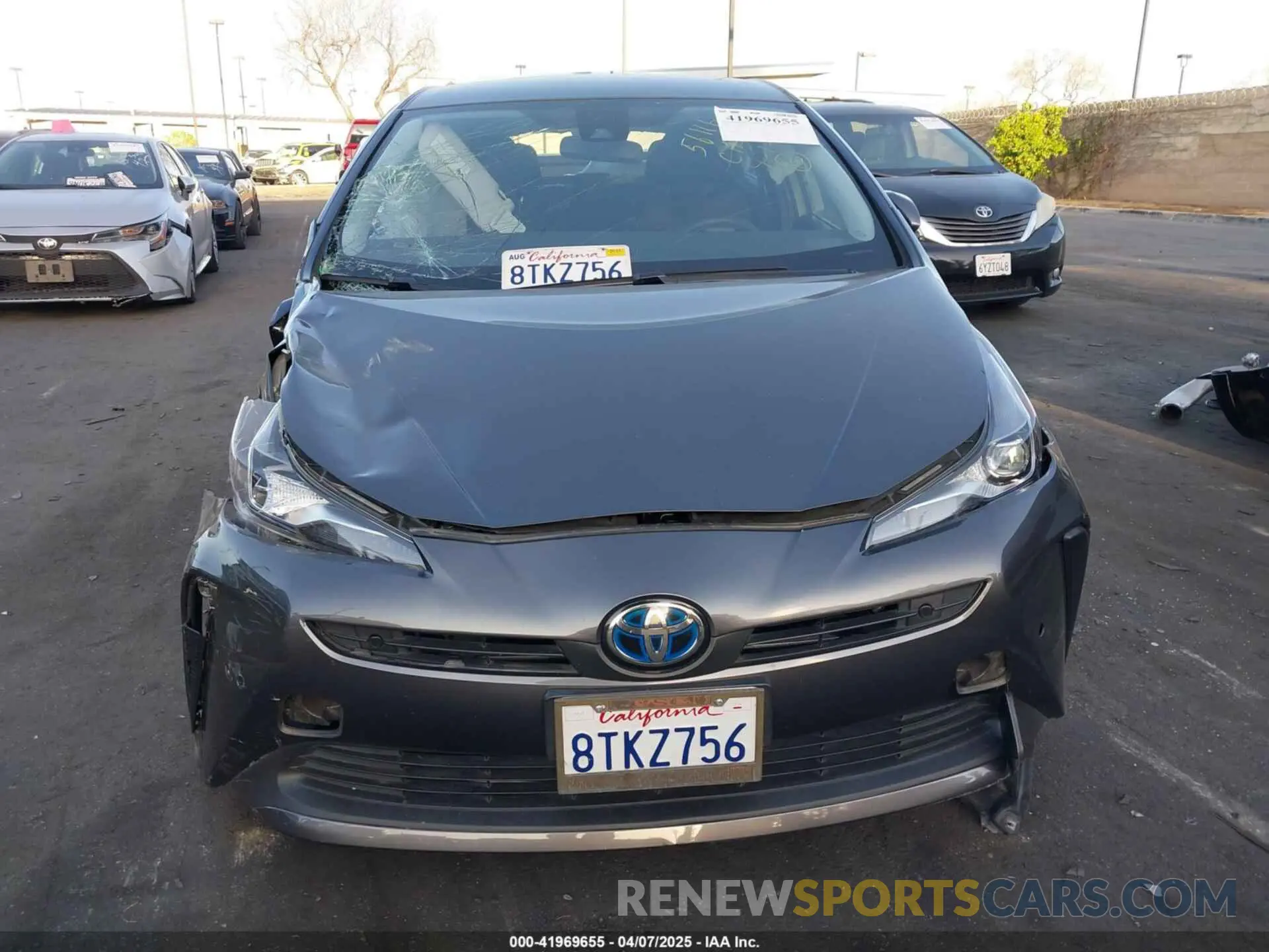 12 Photograph of a damaged car JTDKARFU9L3122010 TOYOTA PRIUS 2020