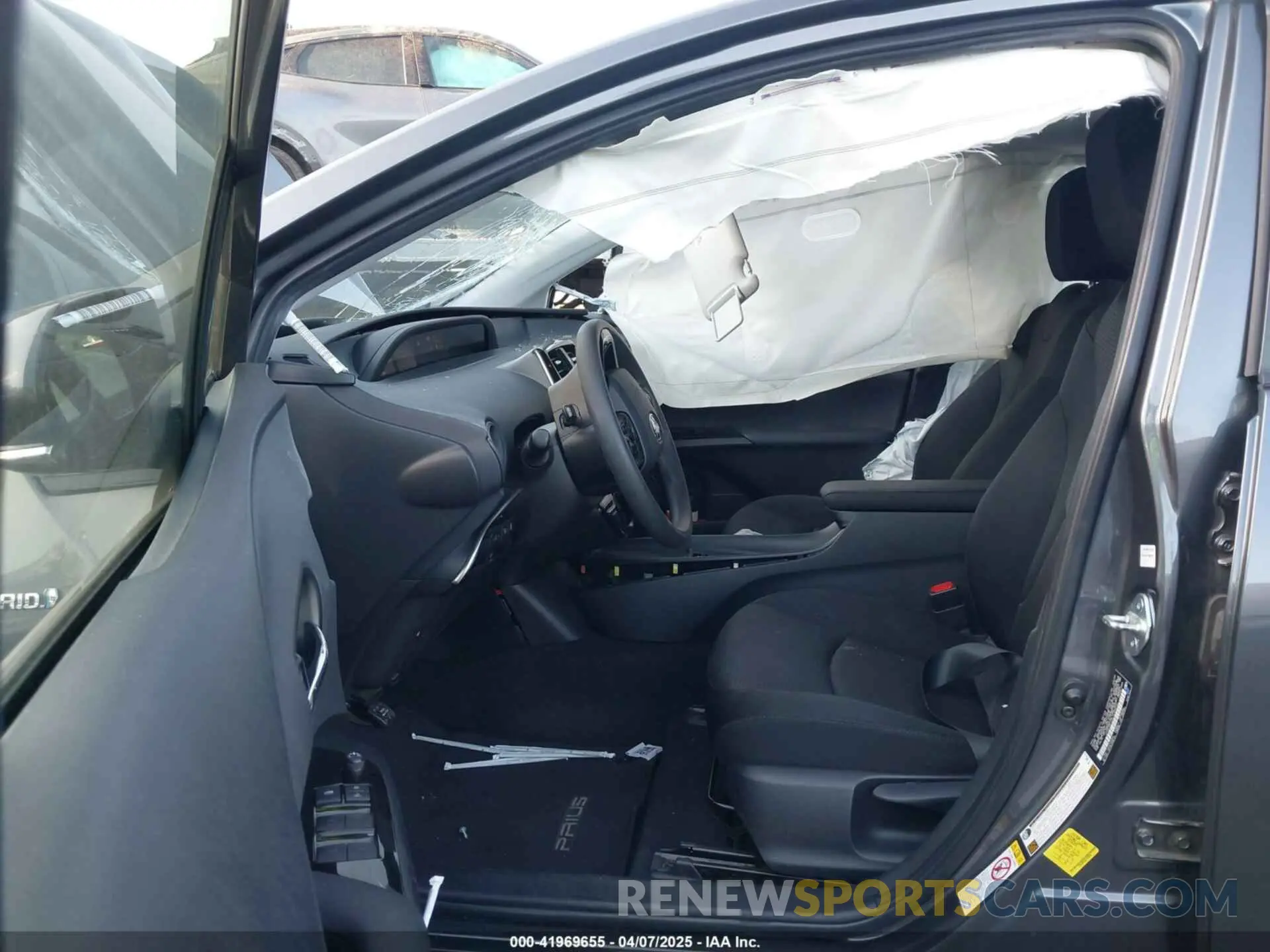 5 Photograph of a damaged car JTDKARFU9L3122010 TOYOTA PRIUS 2020
