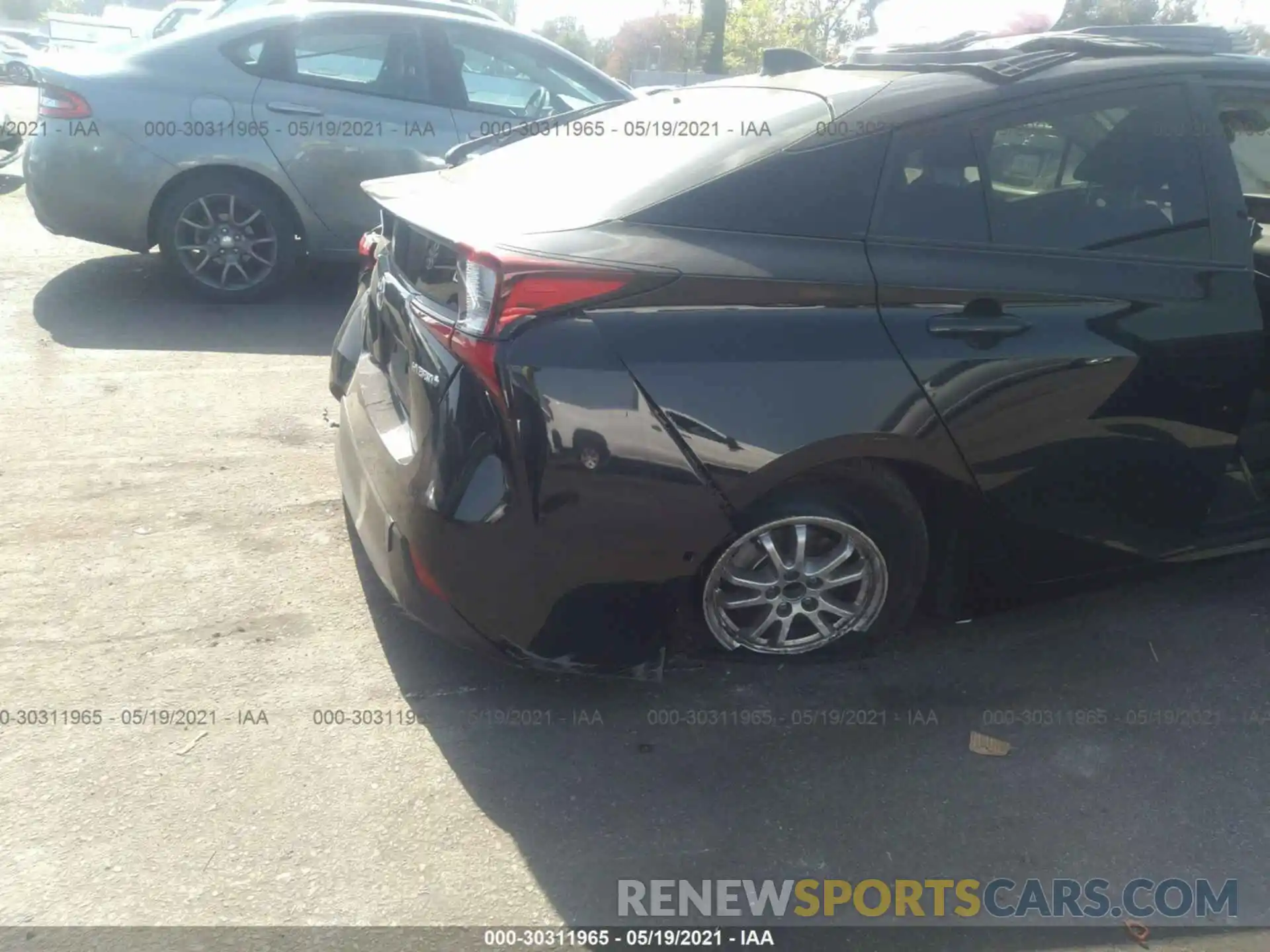 6 Photograph of a damaged car JTDKARFUXL3102798 TOYOTA PRIUS 2020