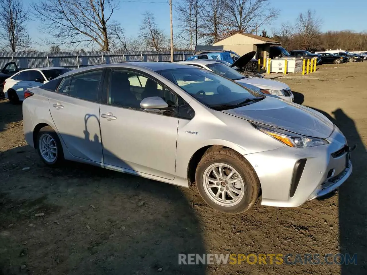 4 Photograph of a damaged car JTDKARFUXL3111114 TOYOTA PRIUS 2020