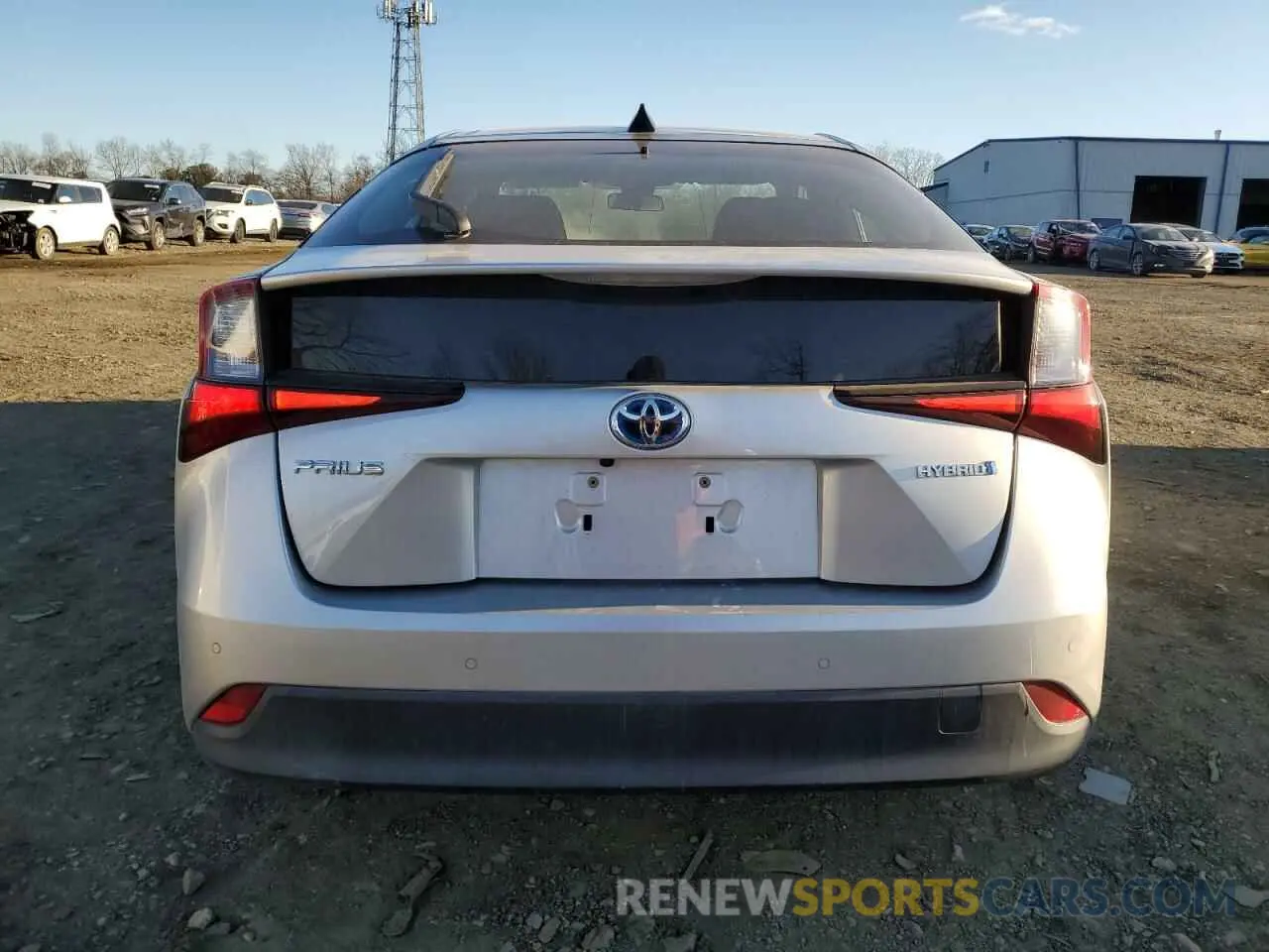 6 Photograph of a damaged car JTDKARFUXL3111114 TOYOTA PRIUS 2020