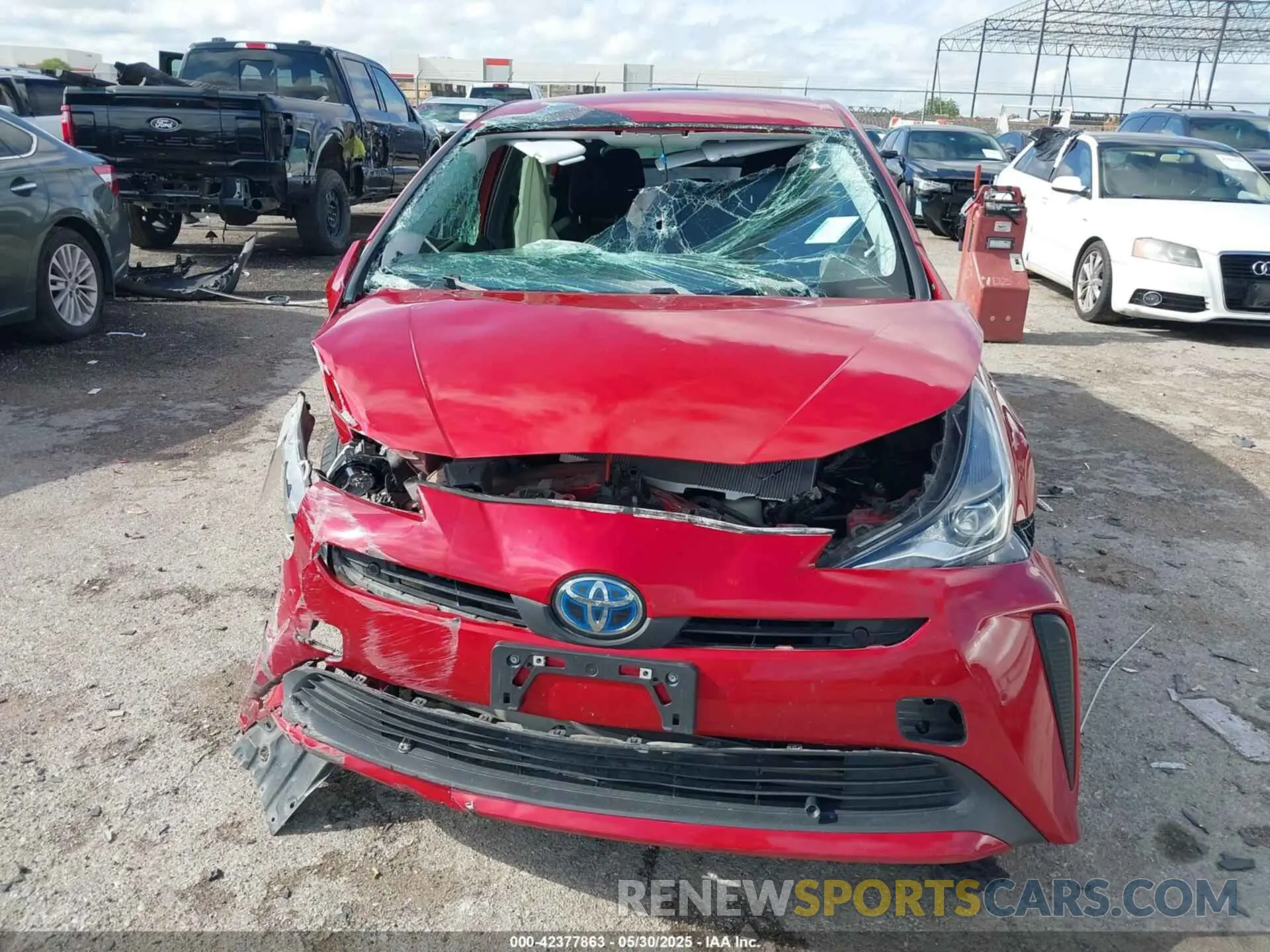 11 Photograph of a damaged car JTDKARFUXL3113493 TOYOTA PRIUS 2020