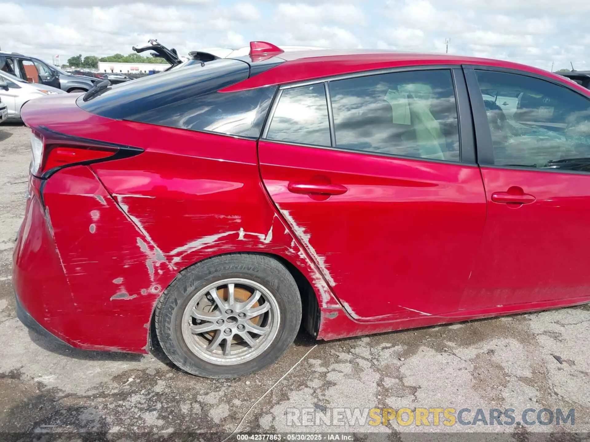 16 Photograph of a damaged car JTDKARFUXL3113493 TOYOTA PRIUS 2020