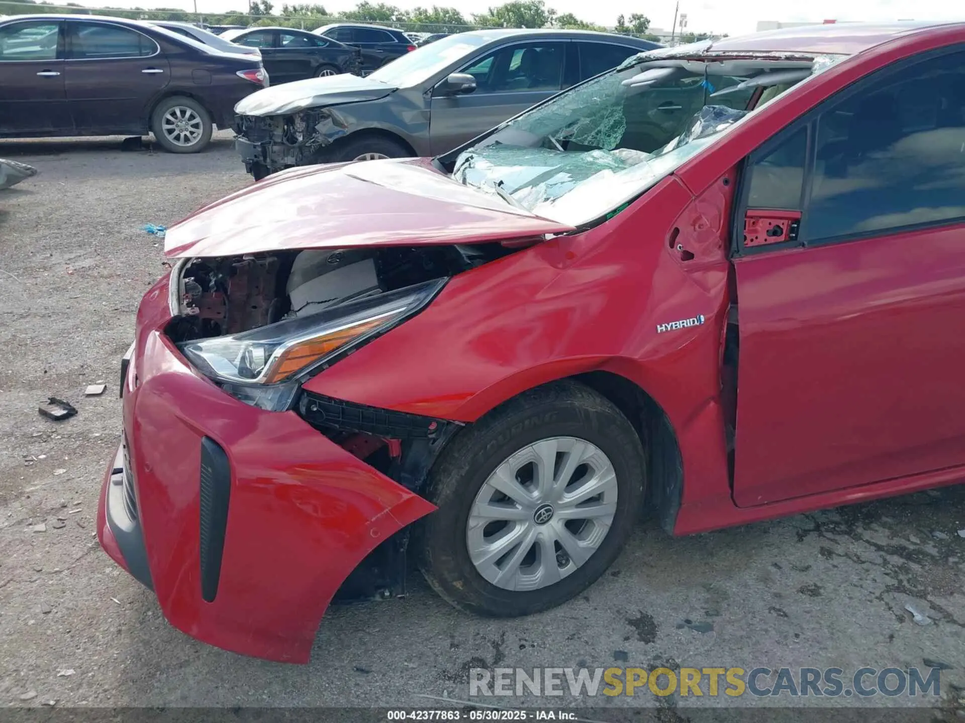 17 Photograph of a damaged car JTDKARFUXL3113493 TOYOTA PRIUS 2020
