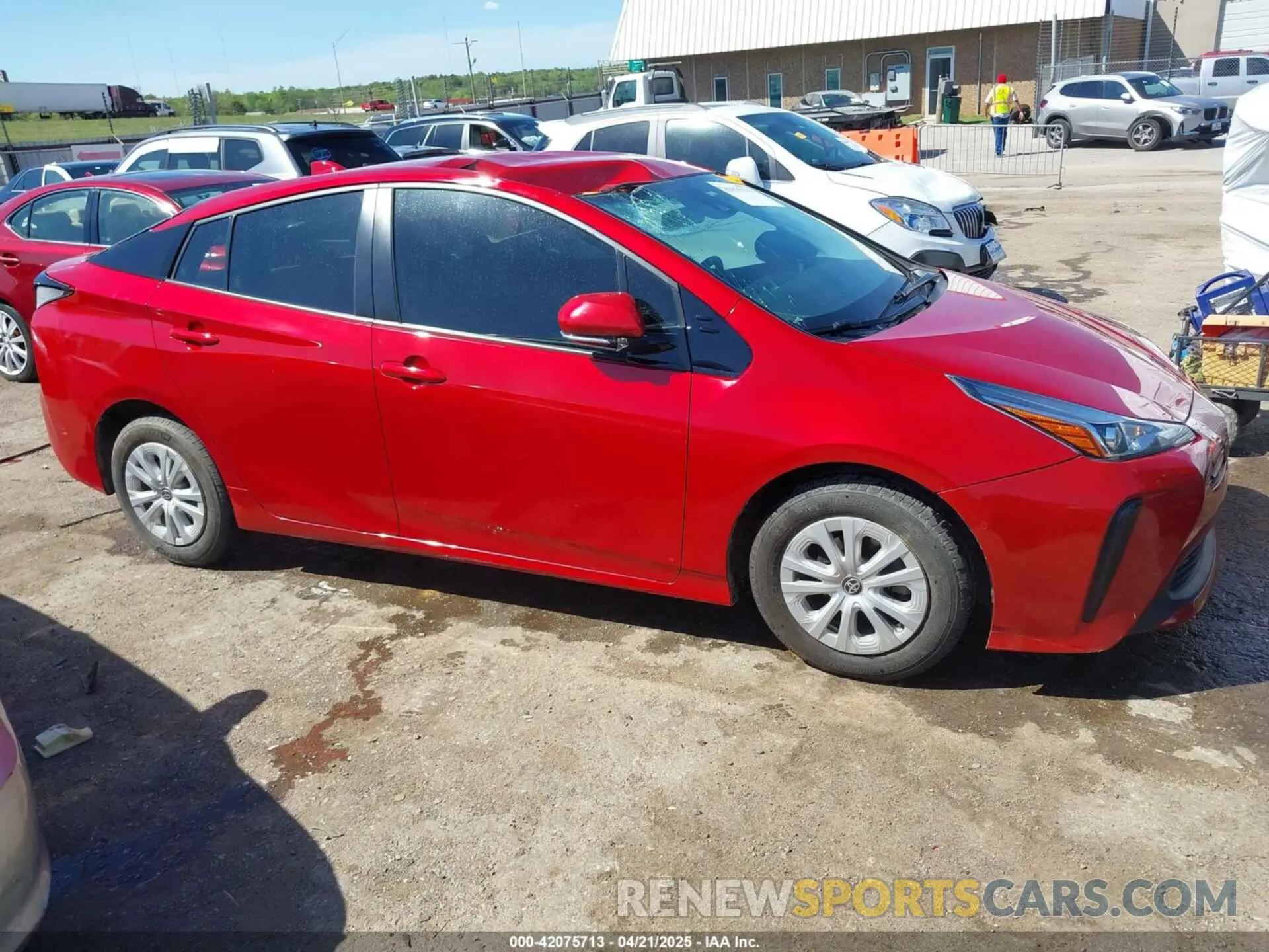 13 Photograph of a damaged car JTDKARFUXL3114644 TOYOTA PRIUS 2020