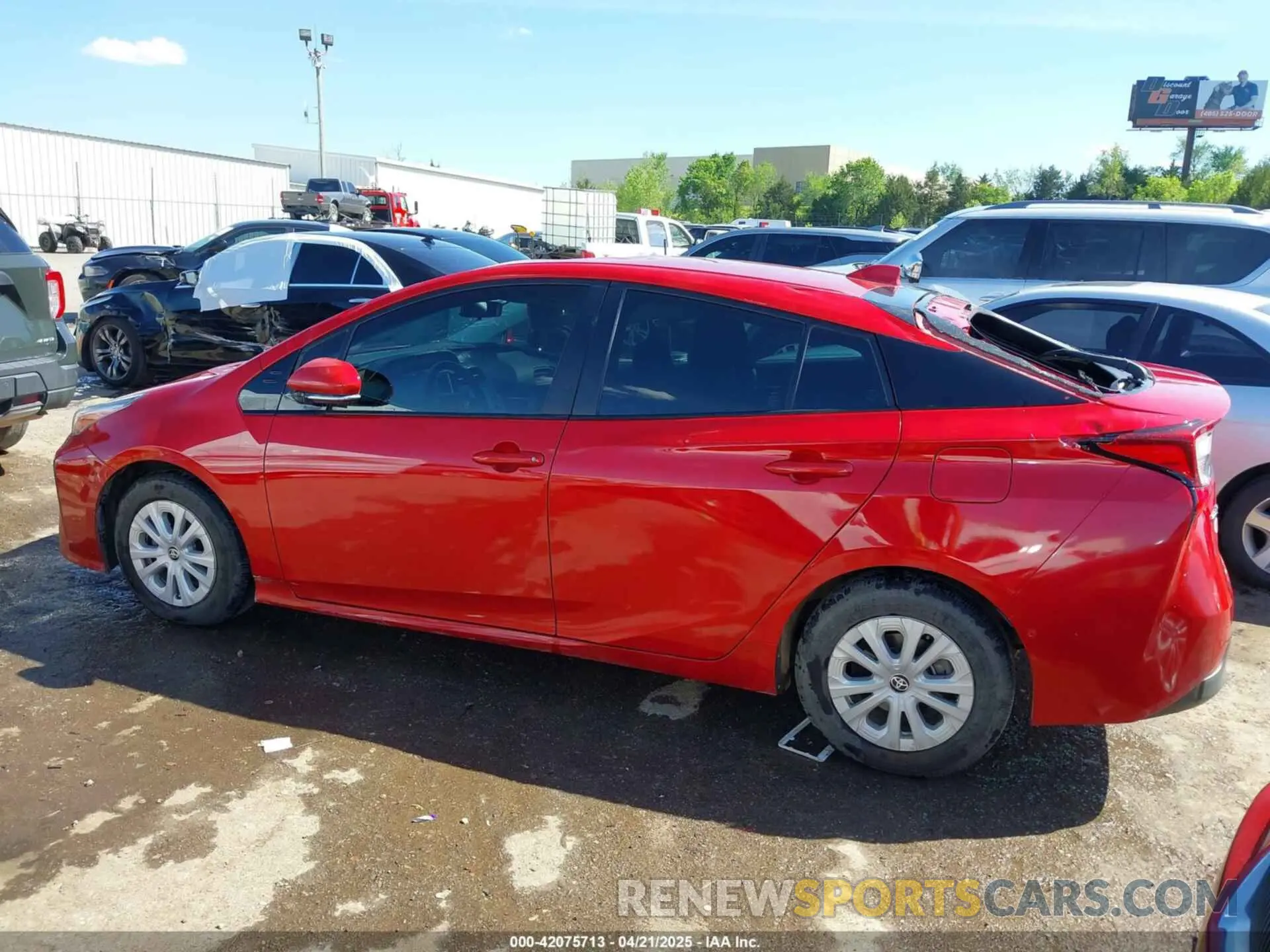 14 Photograph of a damaged car JTDKARFUXL3114644 TOYOTA PRIUS 2020