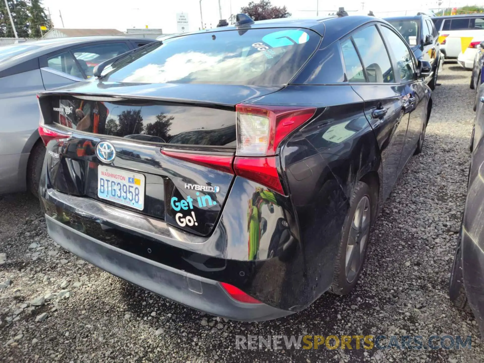46 Photograph of a damaged car JTDKARFUXL3115230 TOYOTA PRIUS 2020