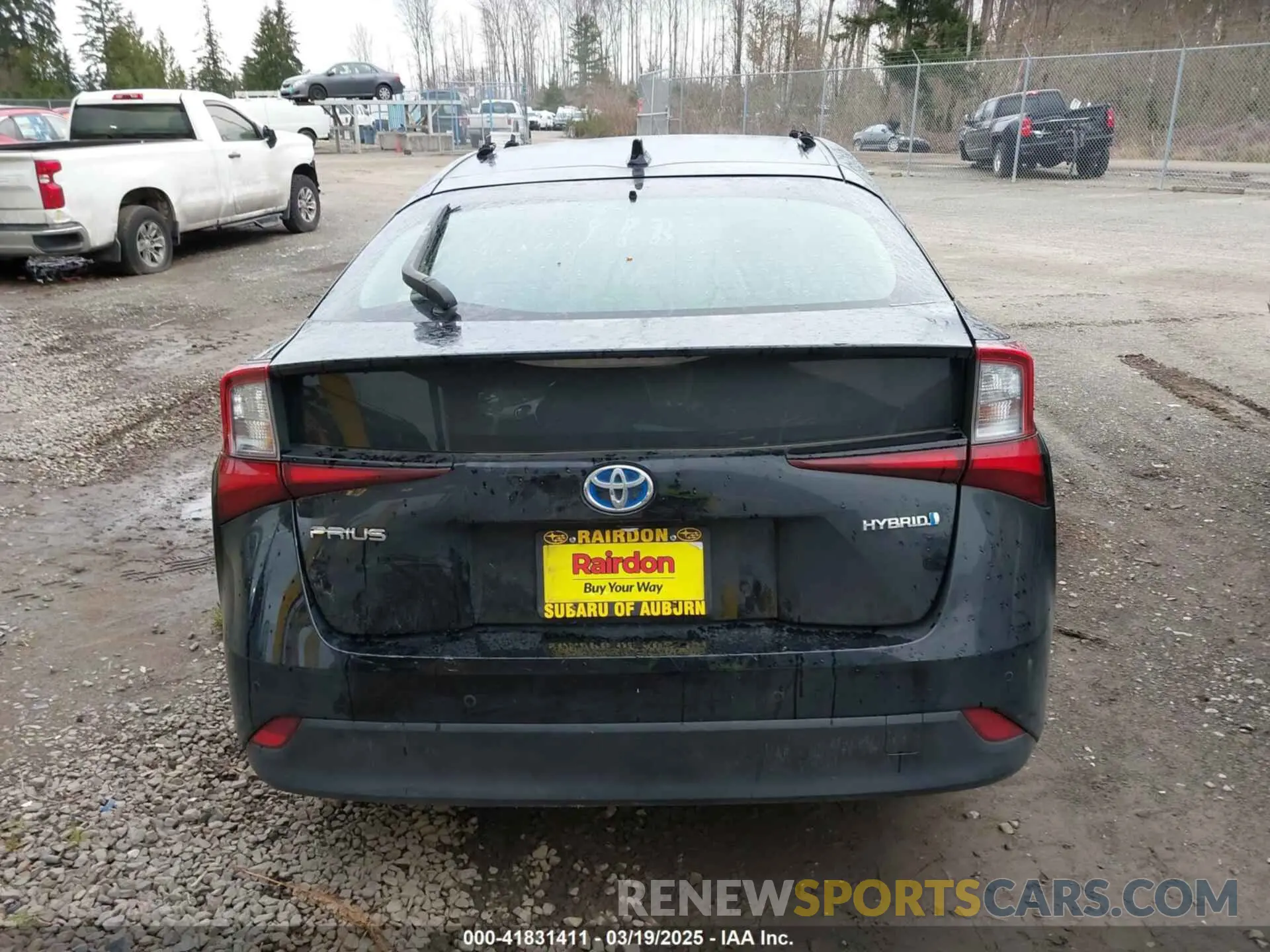 15 Photograph of a damaged car JTDKARFUXL3115471 TOYOTA PRIUS 2020