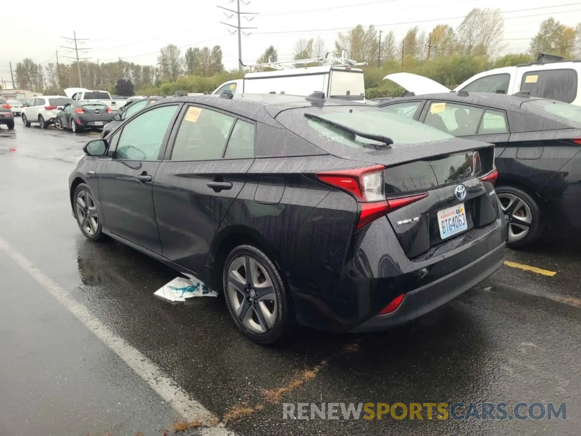 3 Photograph of a damaged car JTDKARFUXL3116040 TOYOTA PRIUS 2020