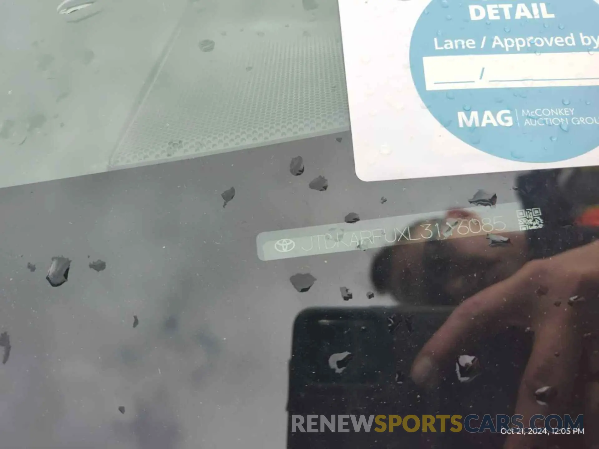 12 Photograph of a damaged car JTDKARFUXL3116085 TOYOTA PRIUS 2020