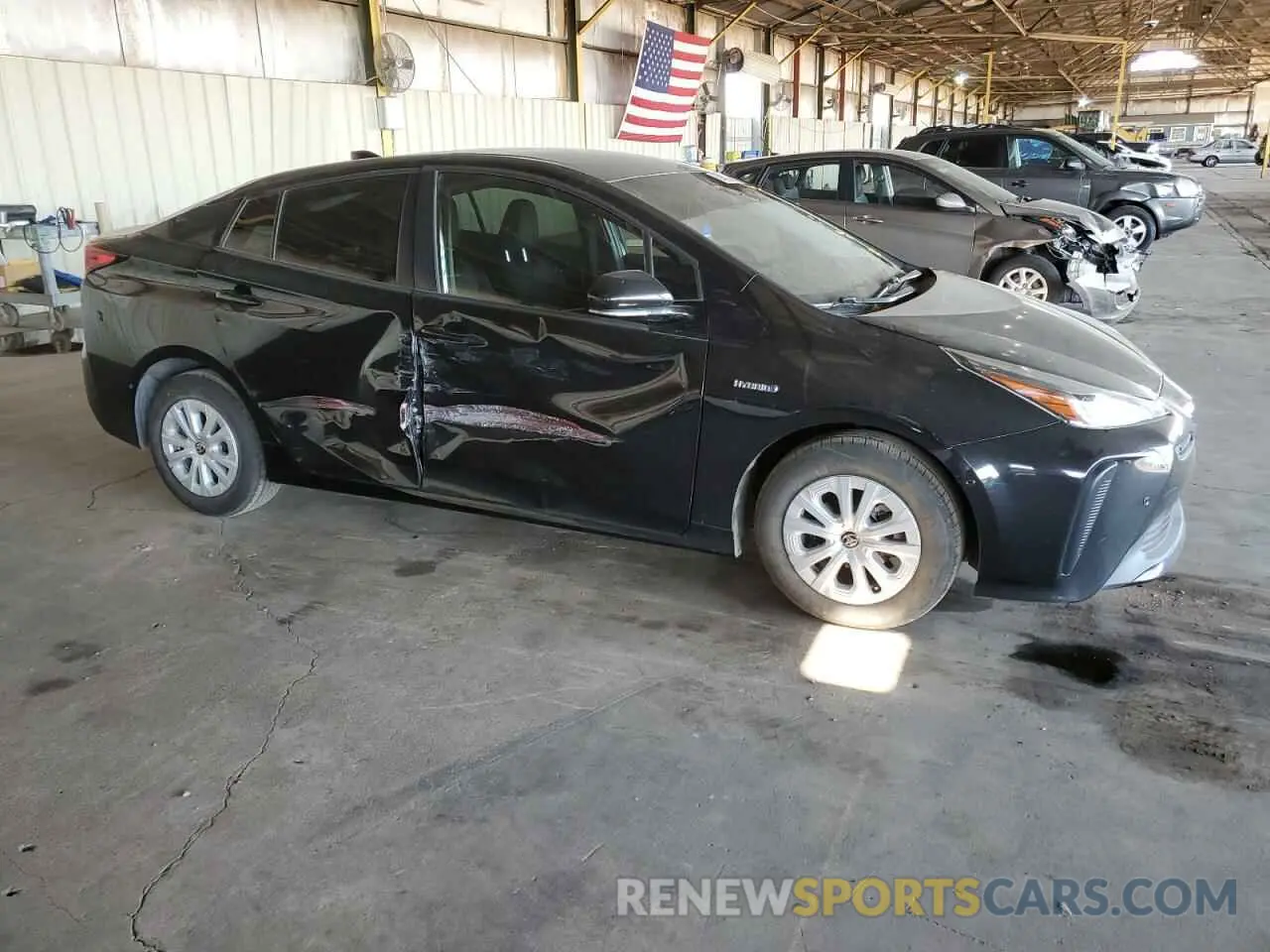 4 Photograph of a damaged car JTDKARFUXL3118256 TOYOTA PRIUS 2020