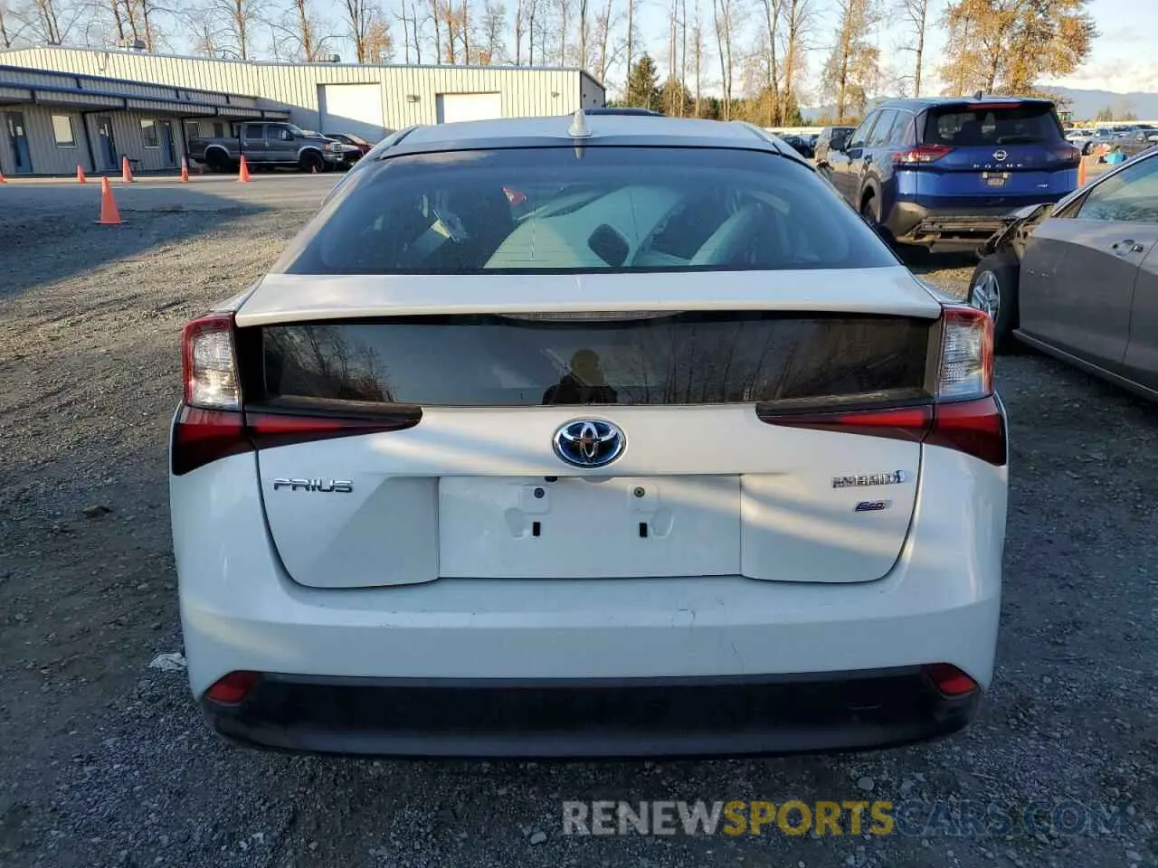 6 Photograph of a damaged car JTDKARFUXL3119679 TOYOTA PRIUS 2020