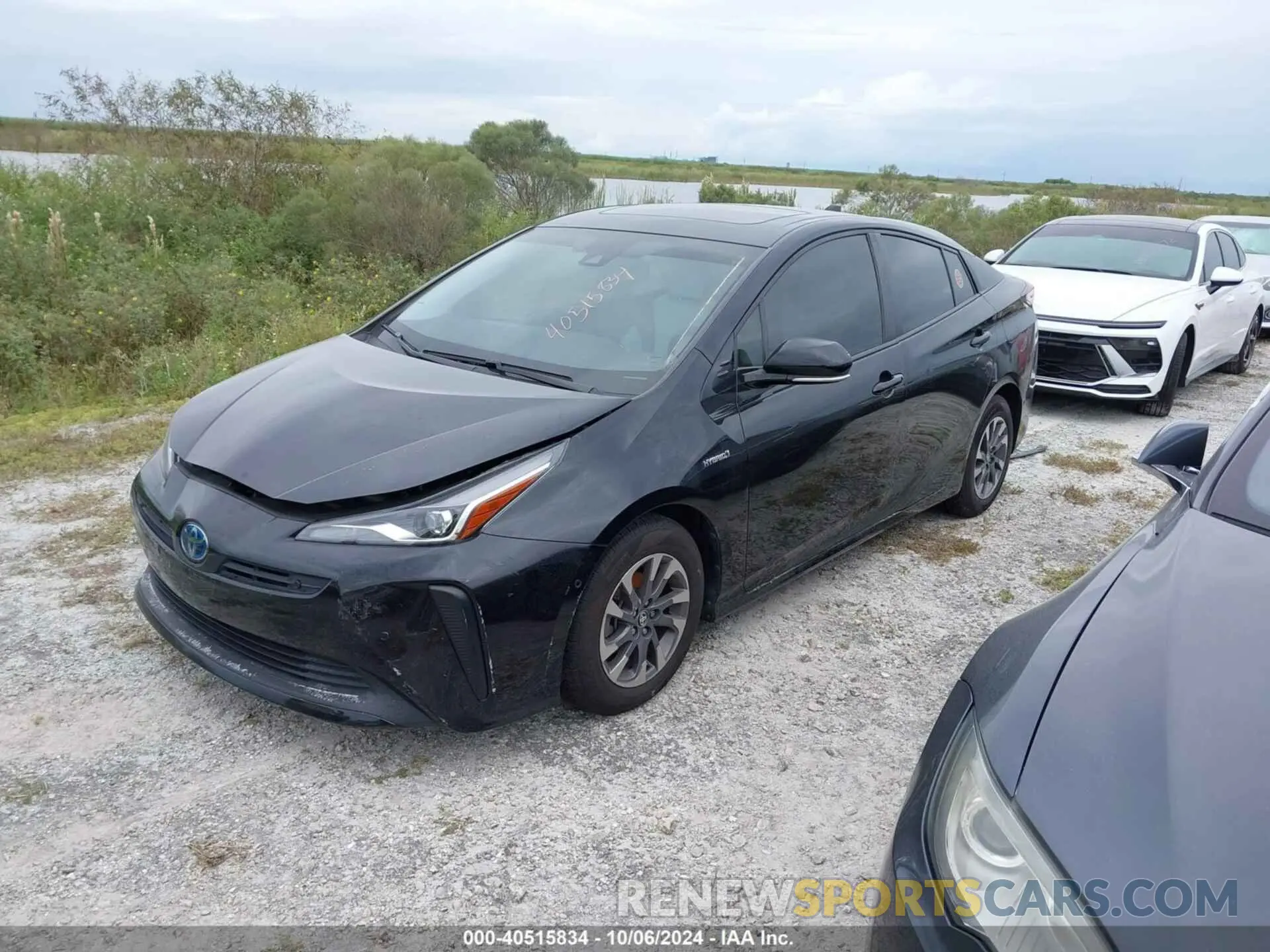 2 Photograph of a damaged car JTDKARFUXL3120721 TOYOTA PRIUS 2020