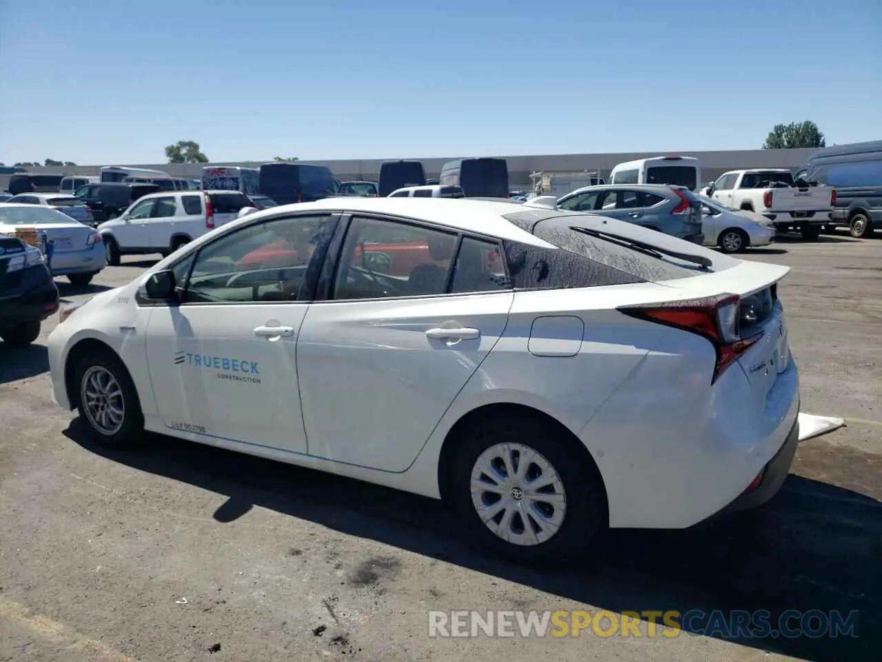 2 Photograph of a damaged car JTDKARFUXL3125112 TOYOTA PRIUS 2020