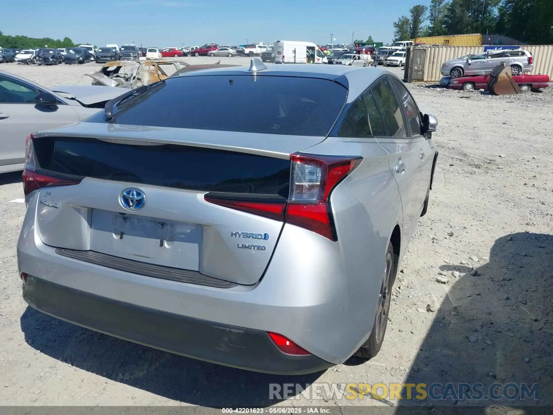 4 Photograph of a damaged car JTDKARFUXL3125434 TOYOTA PRIUS 2020