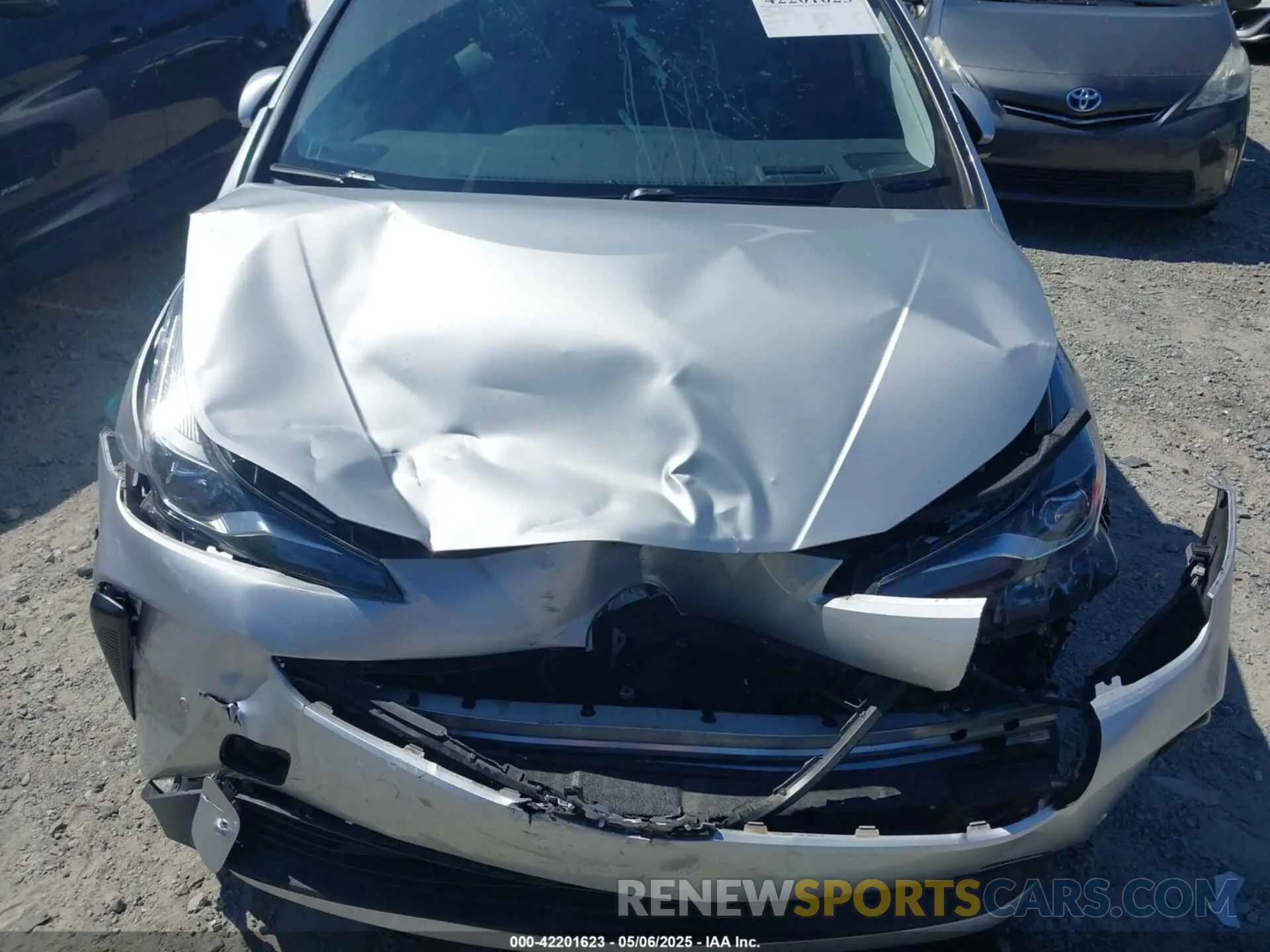 6 Photograph of a damaged car JTDKARFUXL3125434 TOYOTA PRIUS 2020