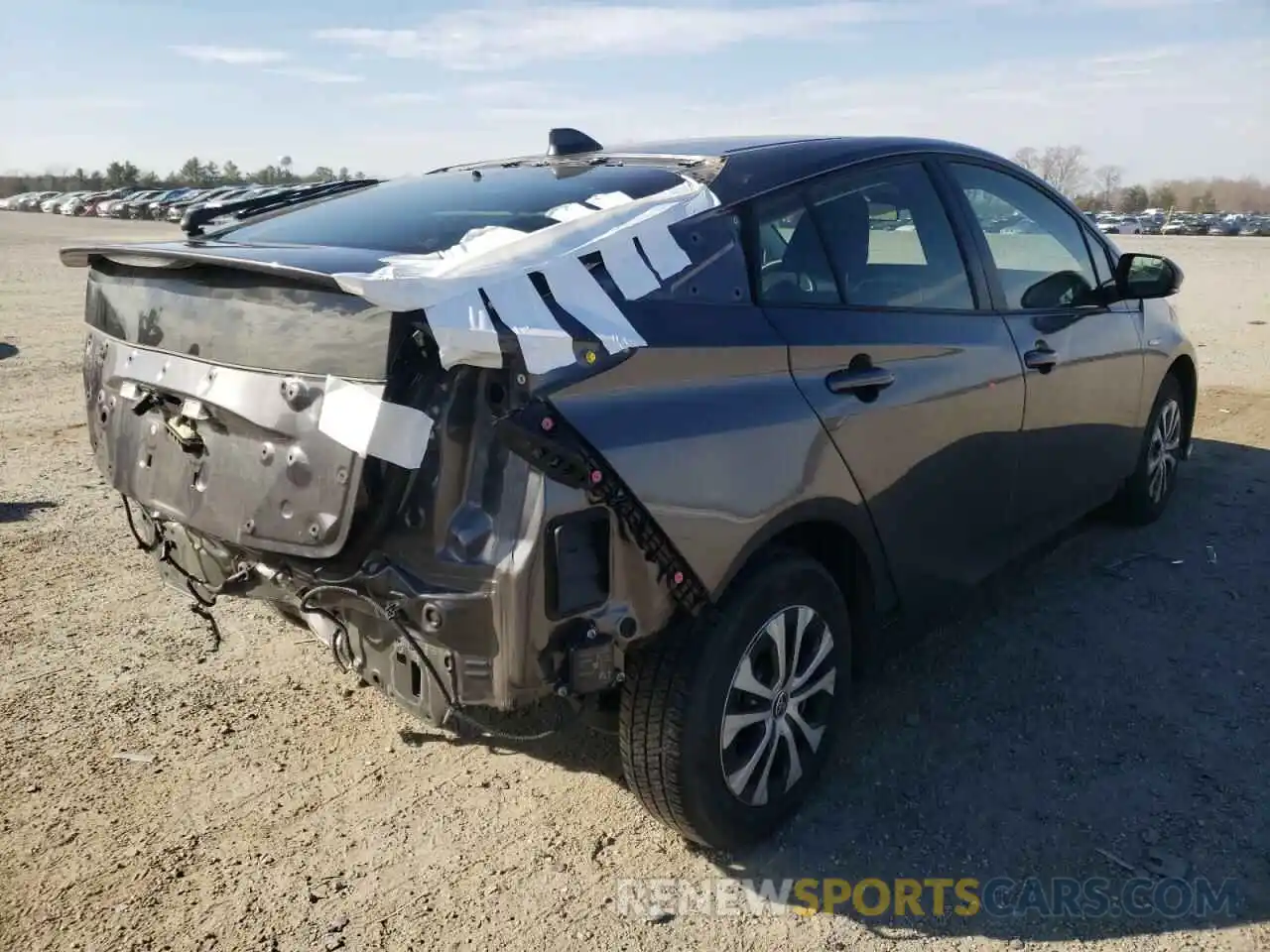 4 Photograph of a damaged car JTDL9RFU0L3013528 TOYOTA PRIUS 2020