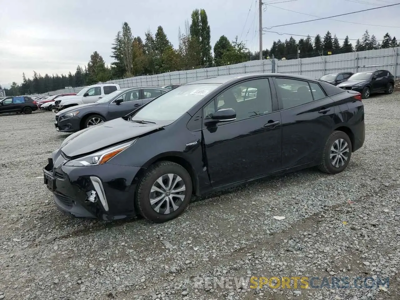 1 Photograph of a damaged car JTDL9RFU1L3019662 TOYOTA PRIUS 2020