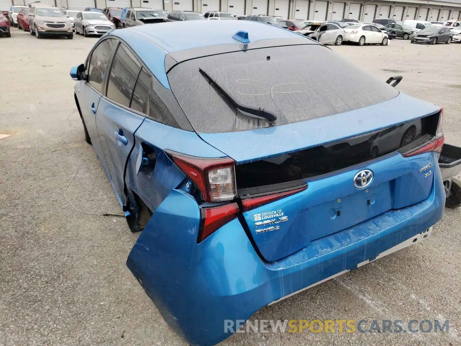 3 Photograph of a damaged car JTDL9RFU2L3014163 TOYOTA PRIUS 2020