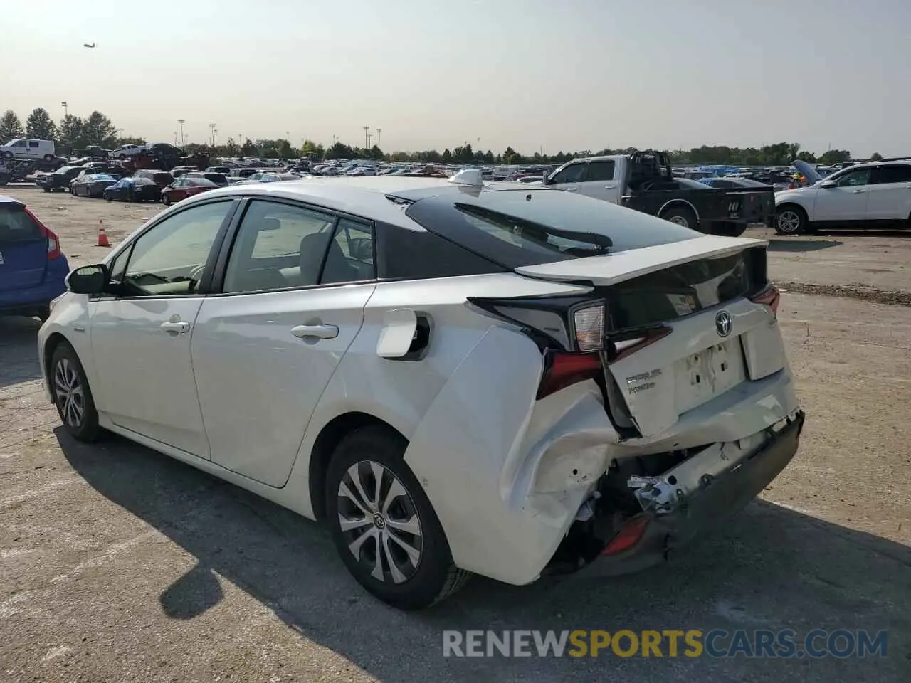 2 Photograph of a damaged car JTDL9RFU2L3017385 TOYOTA PRIUS 2020