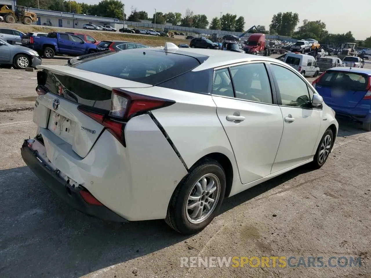 3 Photograph of a damaged car JTDL9RFU2L3017385 TOYOTA PRIUS 2020