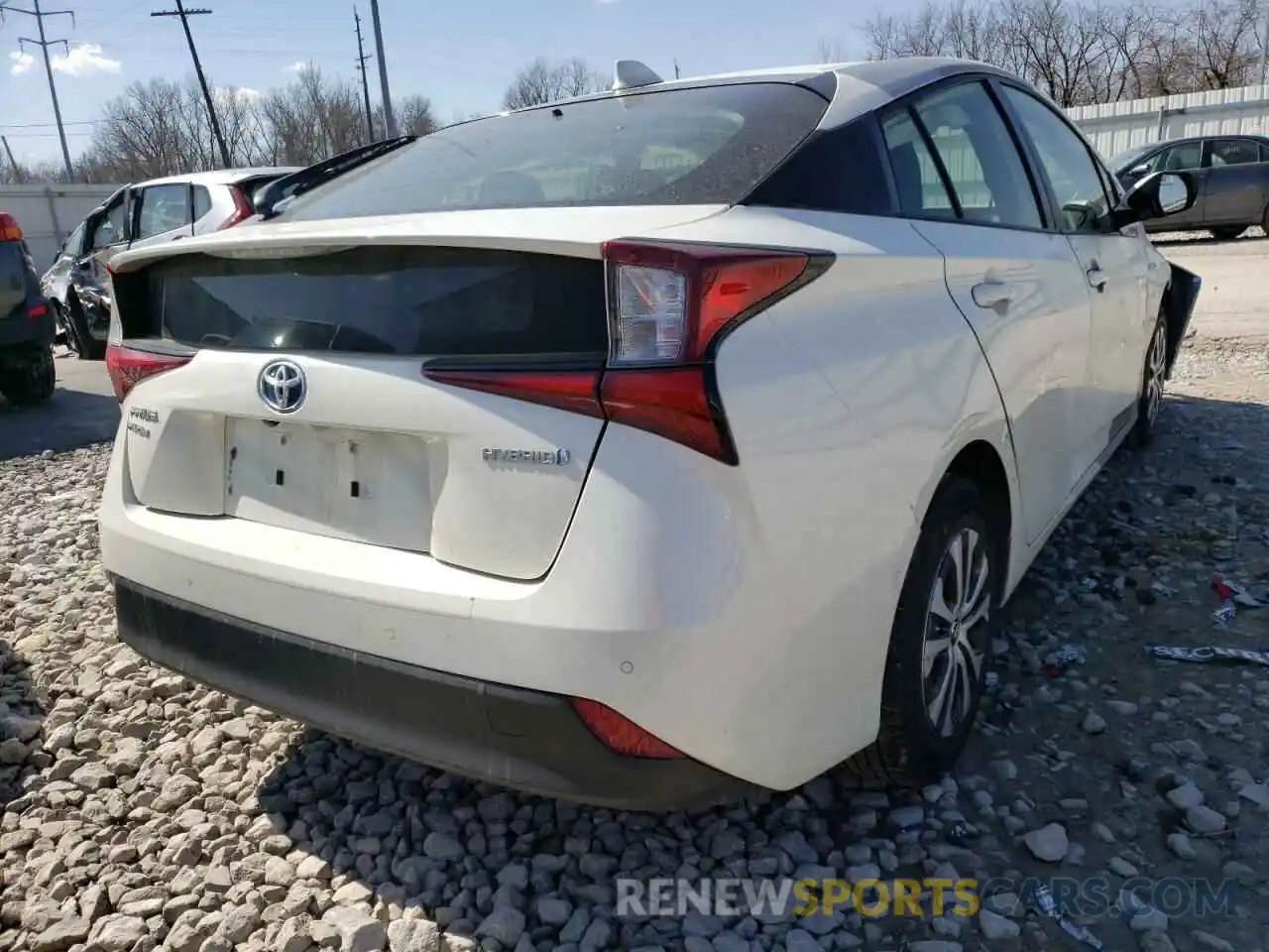 4 Photograph of a damaged car JTDL9RFU2L3017497 TOYOTA PRIUS 2020