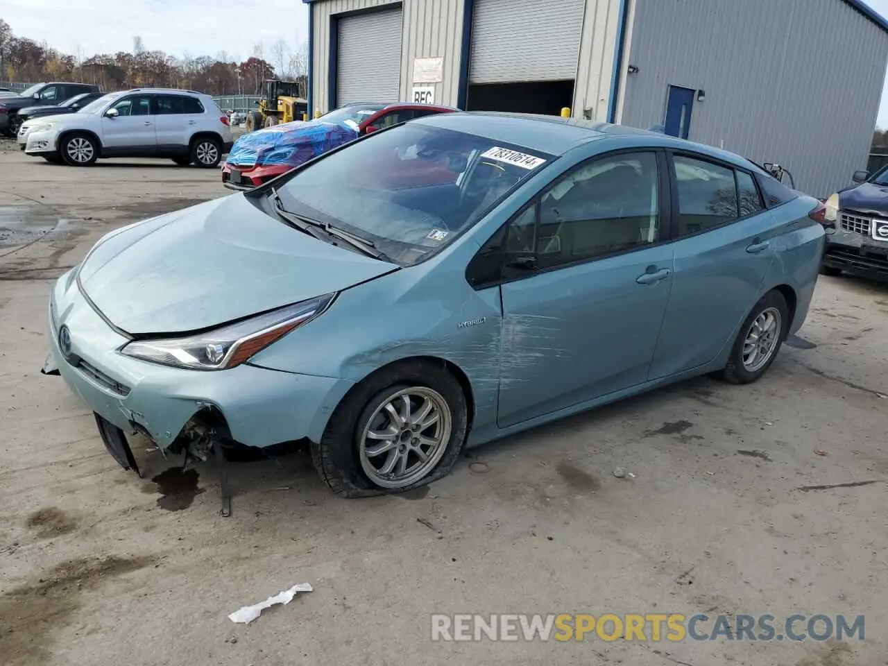 1 Photograph of a damaged car JTDL9RFU2L3021663 TOYOTA PRIUS 2020