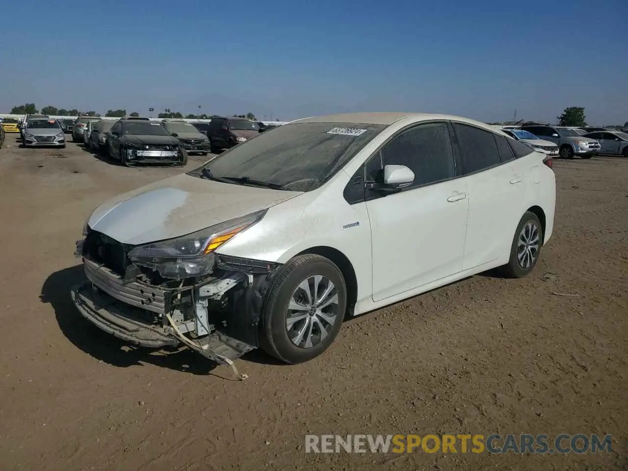 1 Photograph of a damaged car JTDL9RFU4L3014777 TOYOTA PRIUS 2020