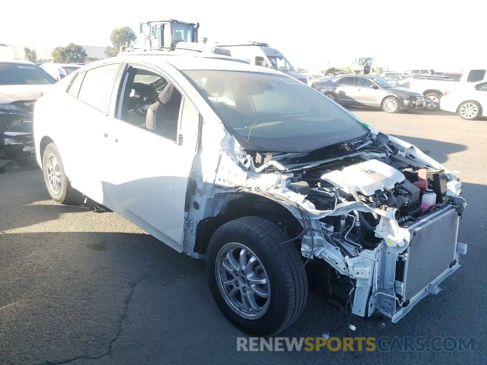 1 Photograph of a damaged car JTDL9RFU4L3016349 TOYOTA PRIUS 2020