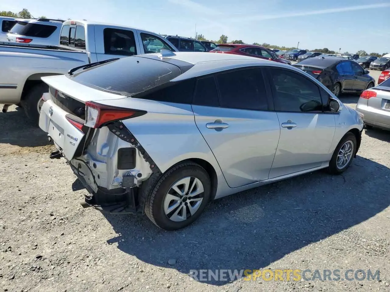 3 Photograph of a damaged car JTDL9RFU4L3017534 TOYOTA PRIUS 2020