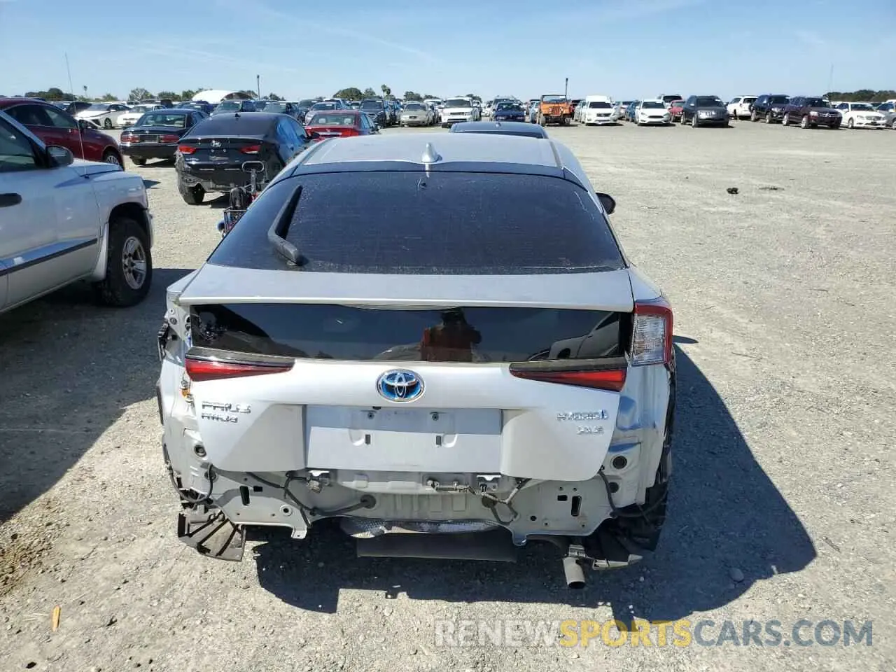 6 Photograph of a damaged car JTDL9RFU4L3017534 TOYOTA PRIUS 2020