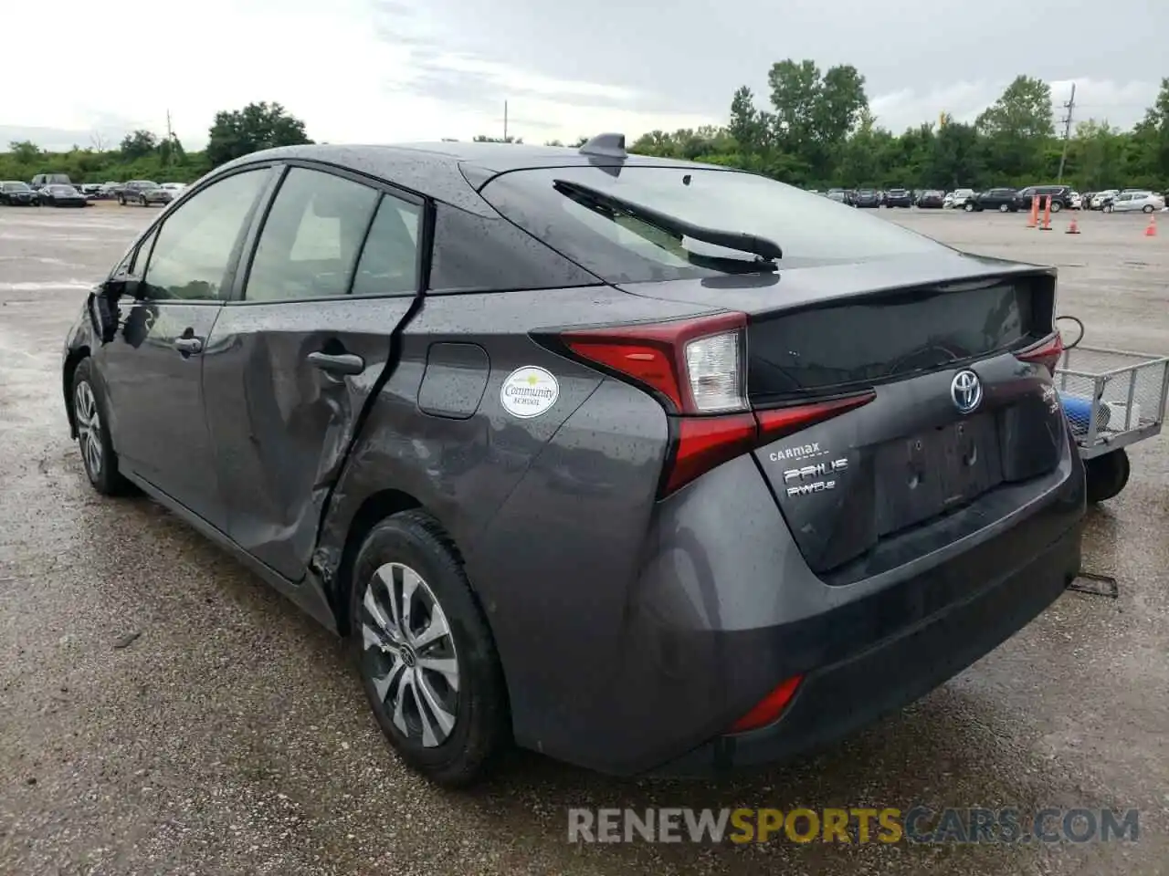 3 Photograph of a damaged car JTDL9RFU4L3019168 TOYOTA PRIUS 2020