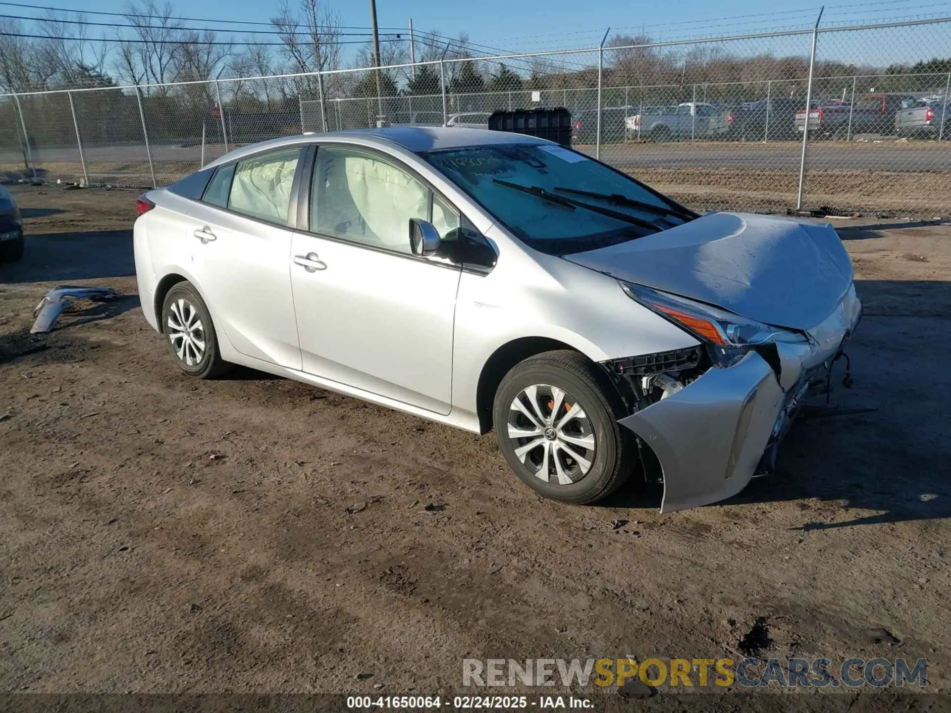 1 Photograph of a damaged car JTDL9RFU5L3013217 TOYOTA PRIUS 2020