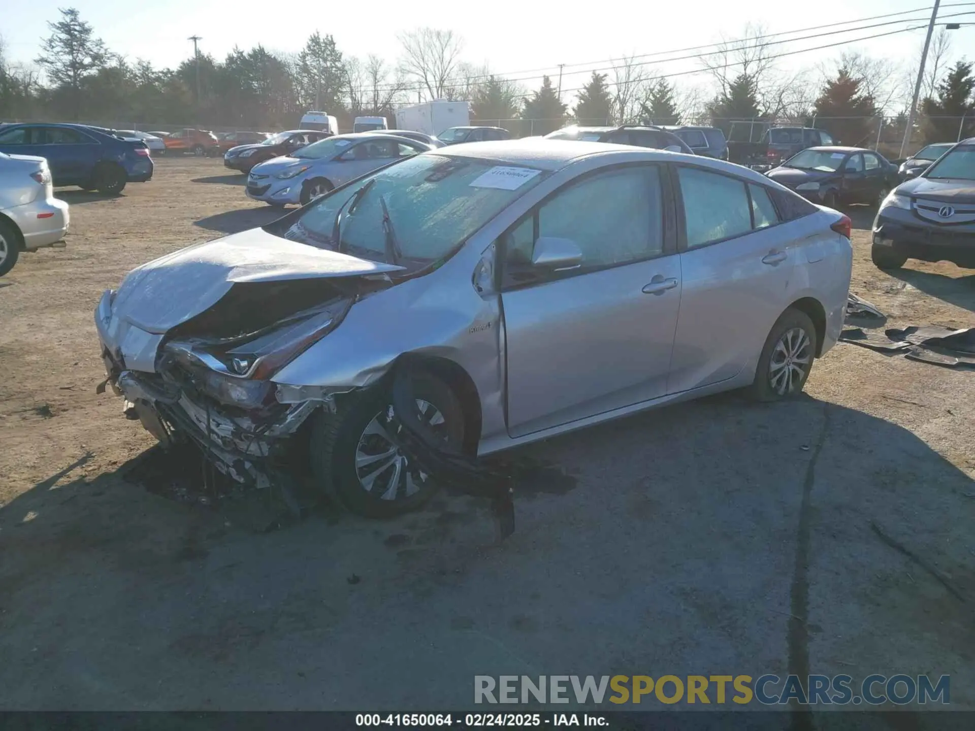 2 Photograph of a damaged car JTDL9RFU5L3013217 TOYOTA PRIUS 2020