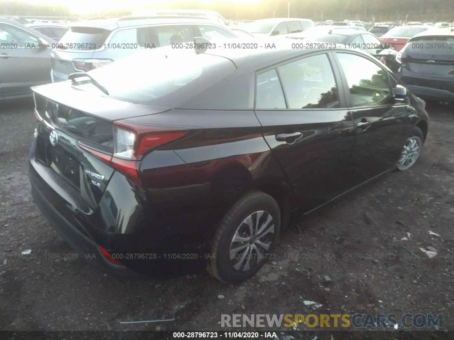 4 Photograph of a damaged car JTDL9RFU5L3015226 TOYOTA PRIUS 2020