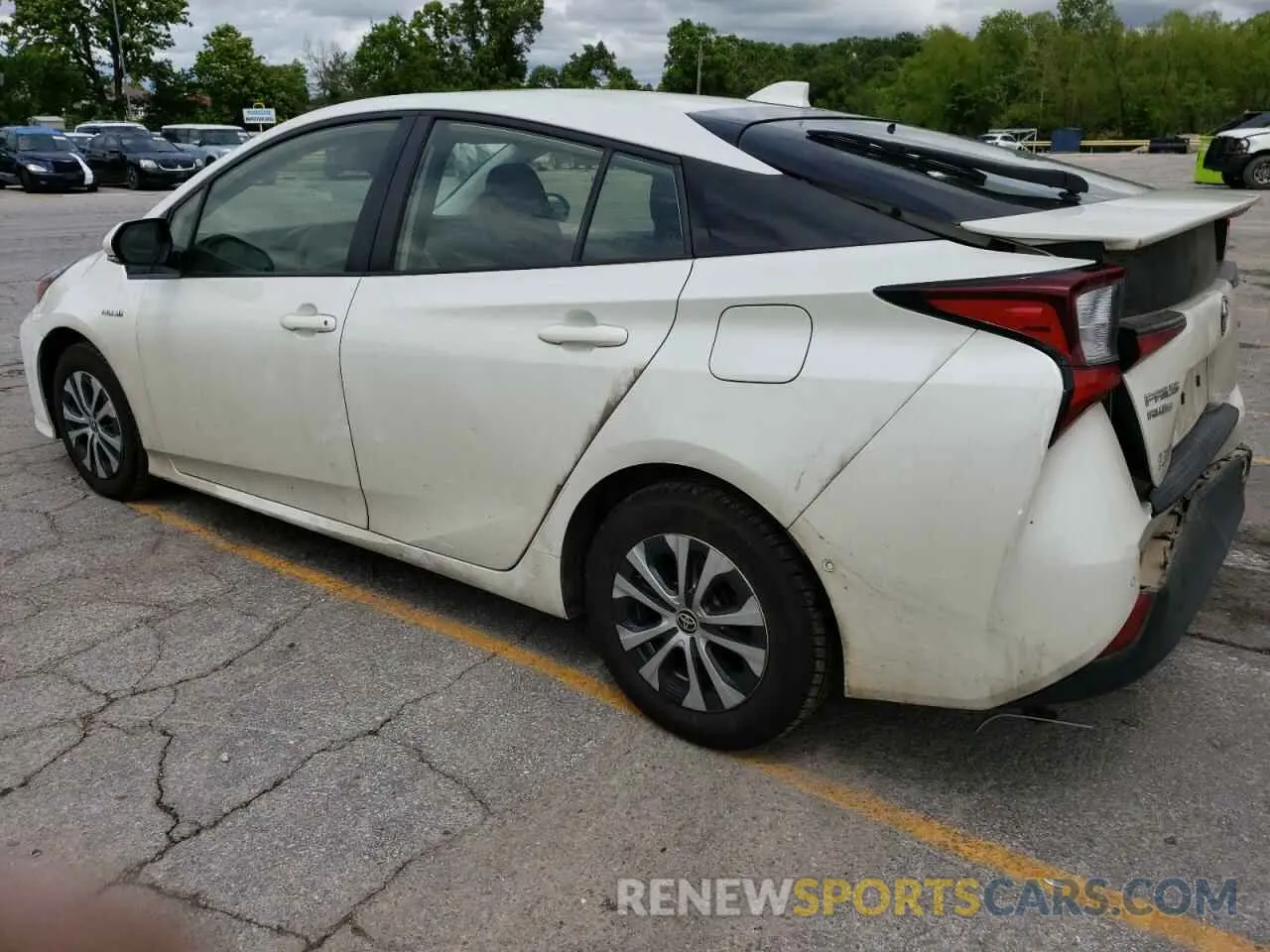 2 Photograph of a damaged car JTDL9RFU5L3017896 TOYOTA PRIUS 2020
