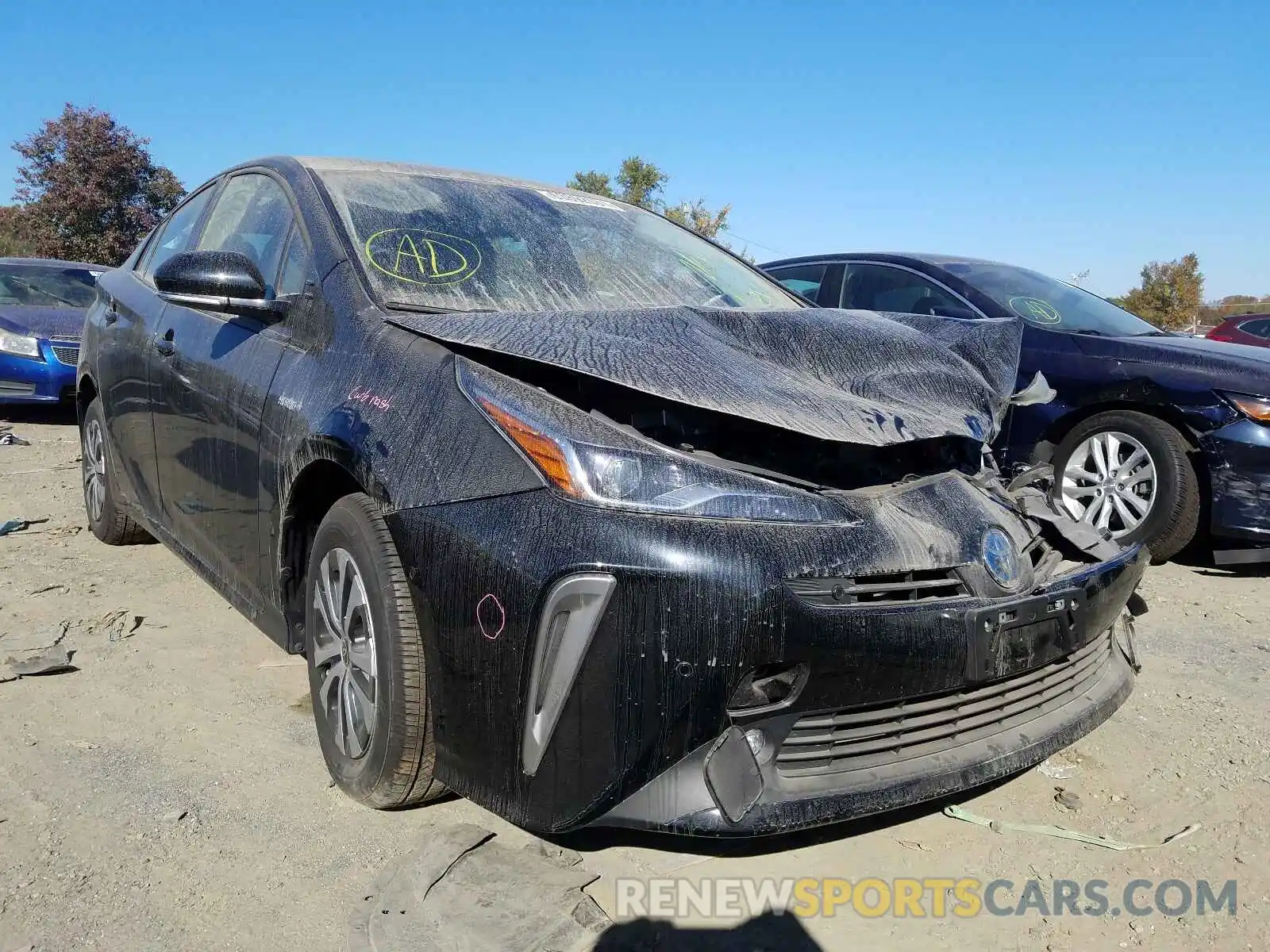 1 Photograph of a damaged car JTDL9RFU5L3021530 TOYOTA PRIUS 2020