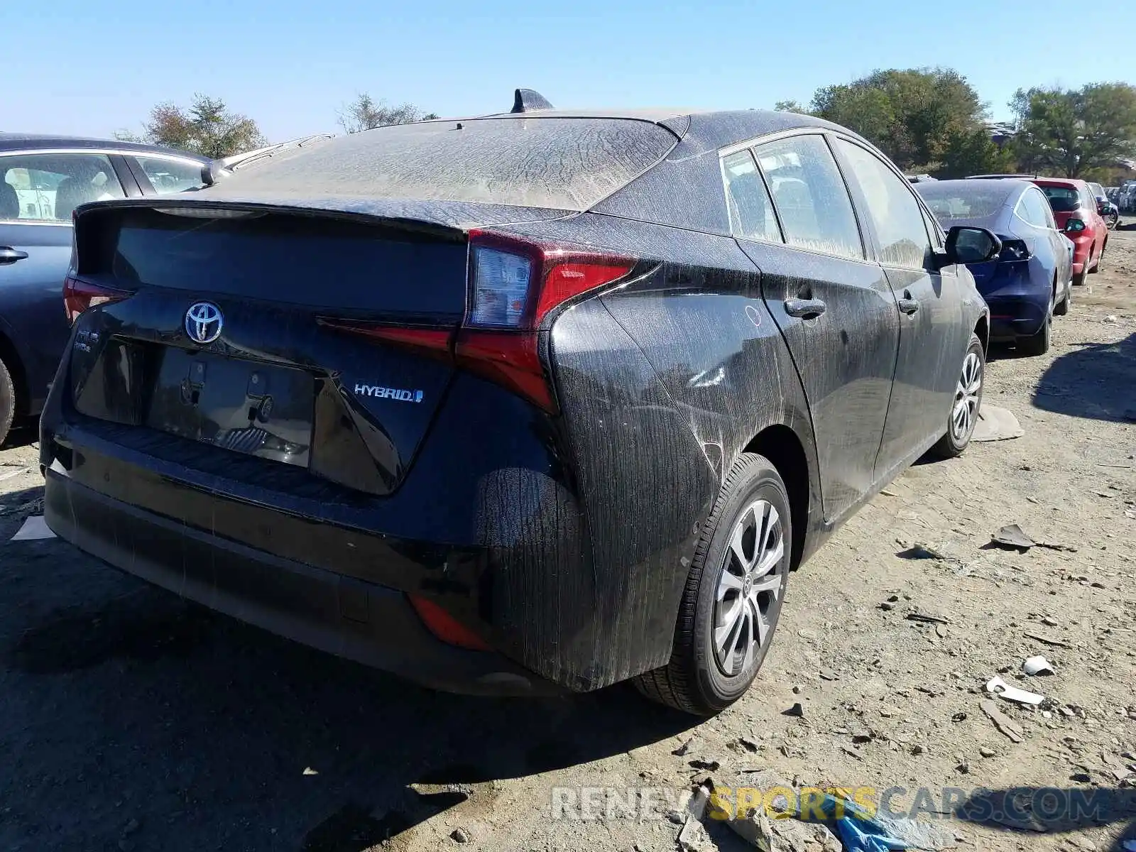 4 Photograph of a damaged car JTDL9RFU5L3021530 TOYOTA PRIUS 2020