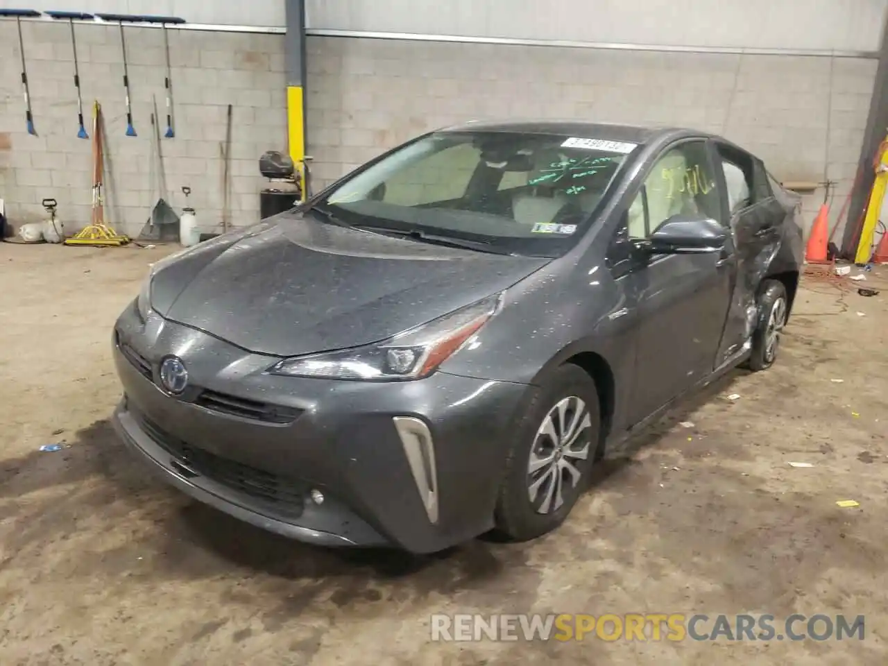 2 Photograph of a damaged car JTDL9RFU7L3018998 TOYOTA PRIUS 2020