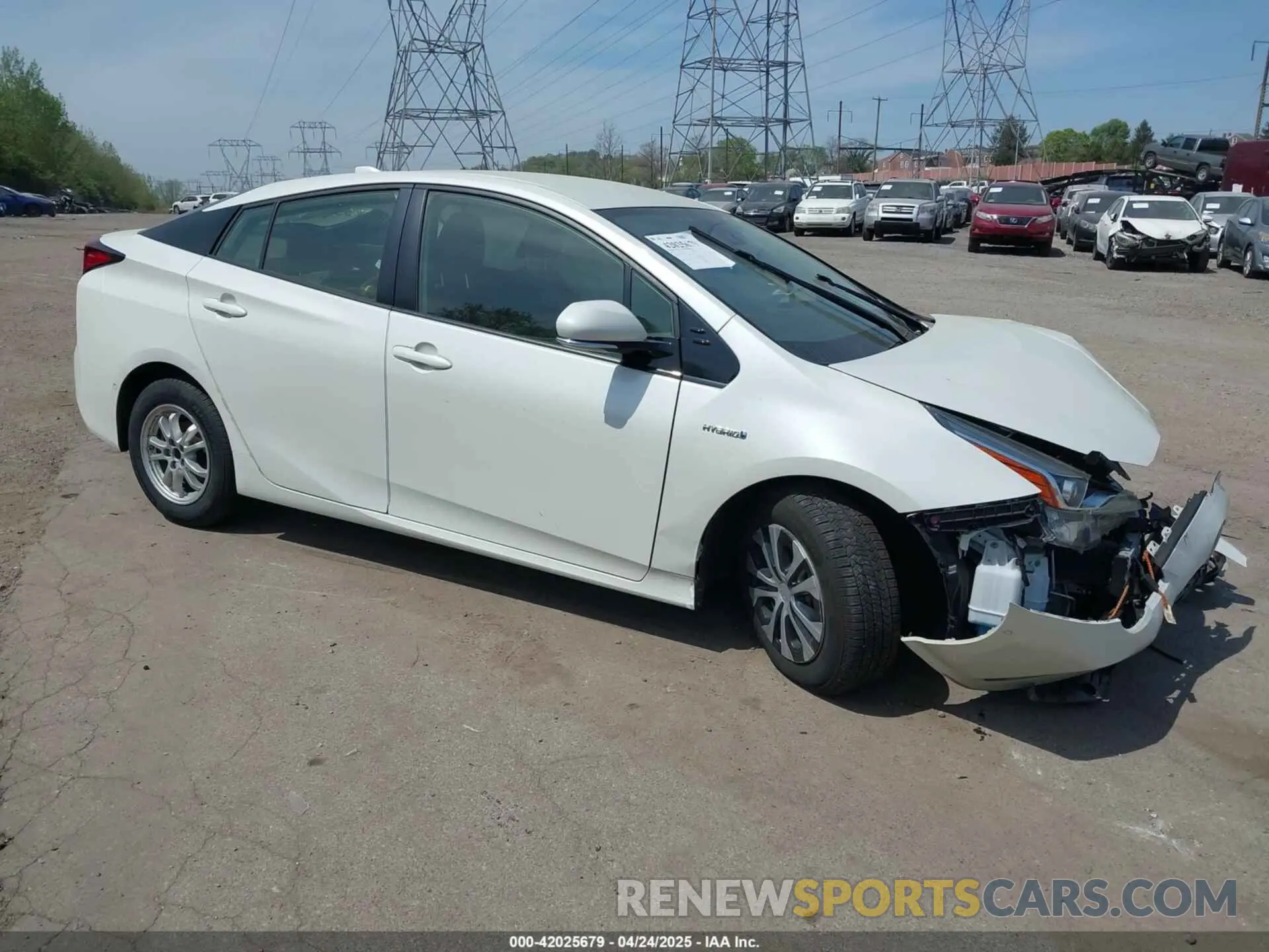 1 Photograph of a damaged car JTDL9RFU7L3019326 TOYOTA PRIUS 2020
