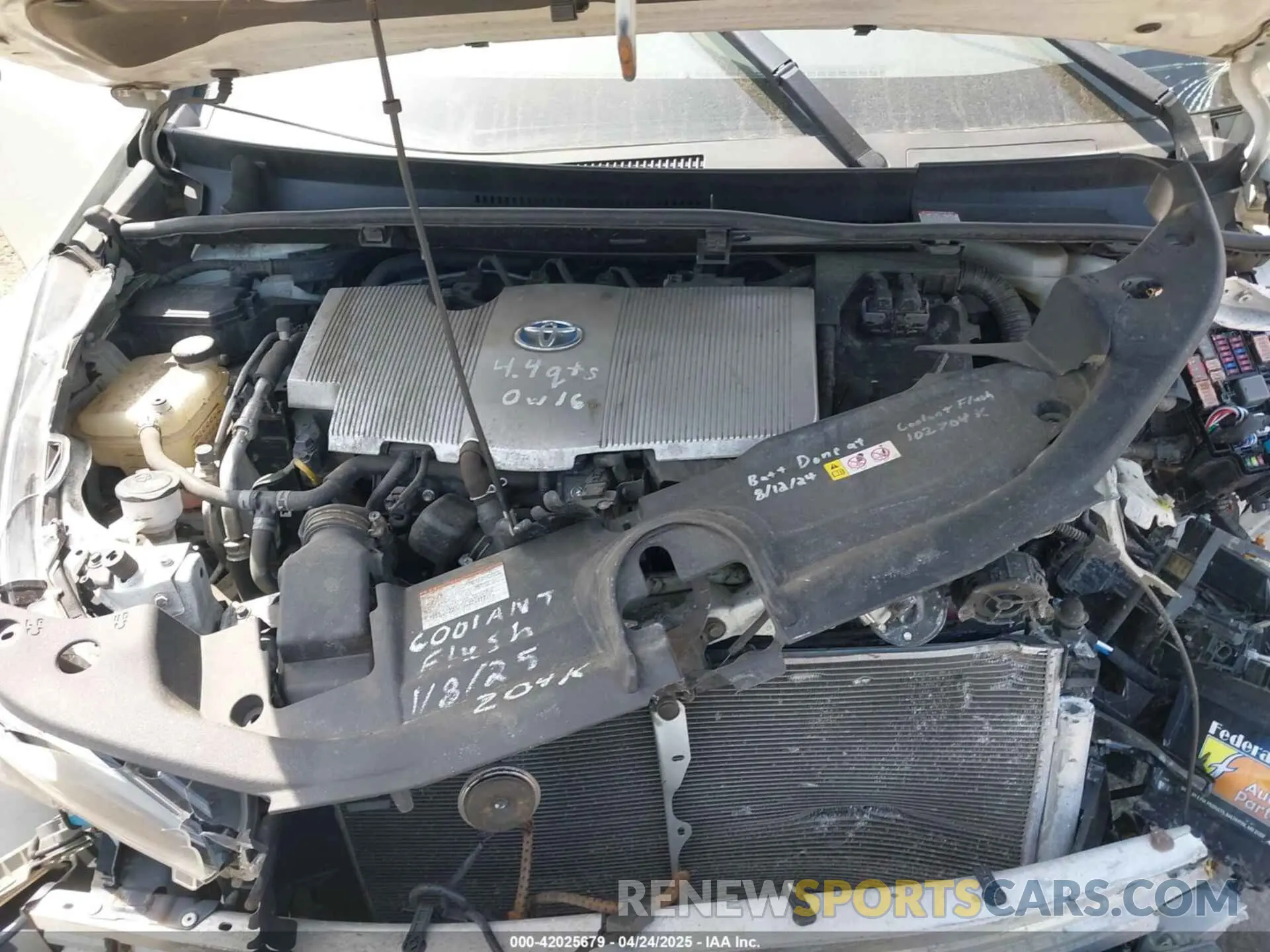 10 Photograph of a damaged car JTDL9RFU7L3019326 TOYOTA PRIUS 2020