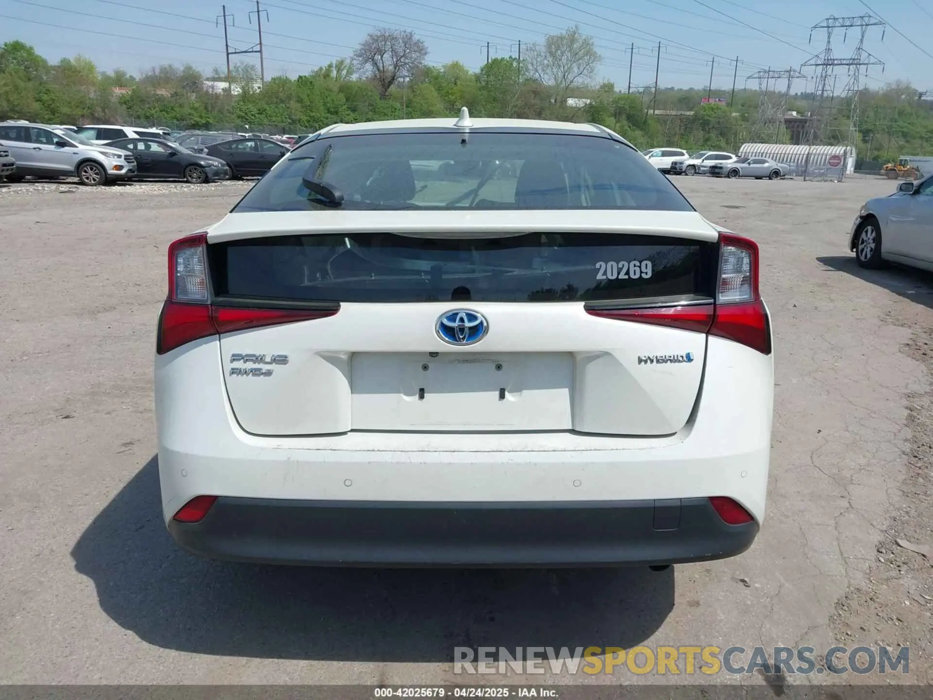 16 Photograph of a damaged car JTDL9RFU7L3019326 TOYOTA PRIUS 2020