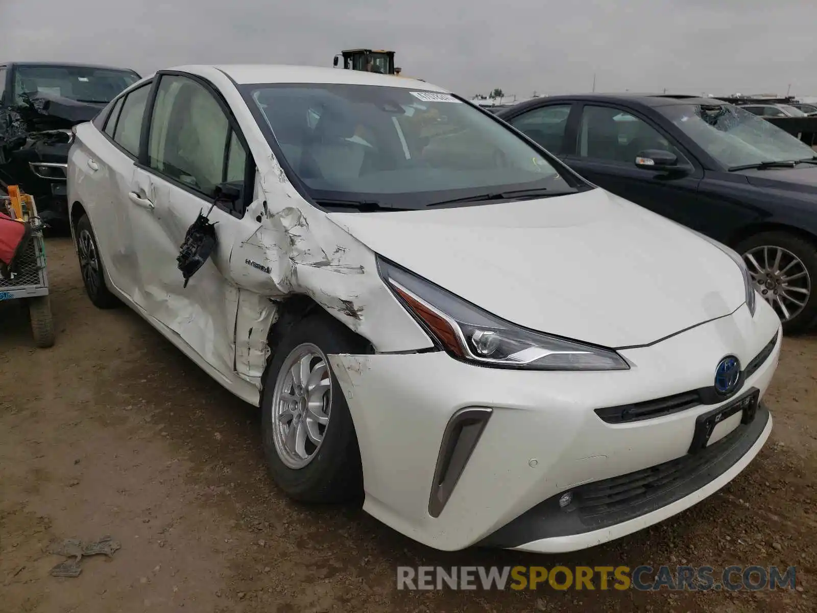 1 Photograph of a damaged car JTDL9RFU8L3017911 TOYOTA PRIUS 2020