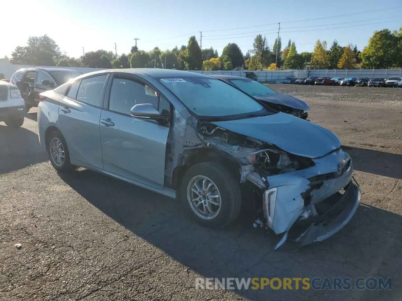 4 Photograph of a damaged car JTDL9RFU8L3020193 TOYOTA PRIUS 2020