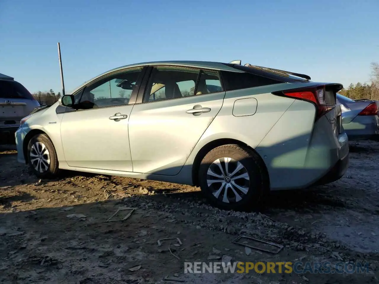 2 Photograph of a damaged car JTDL9RFU8L3021182 TOYOTA PRIUS 2020